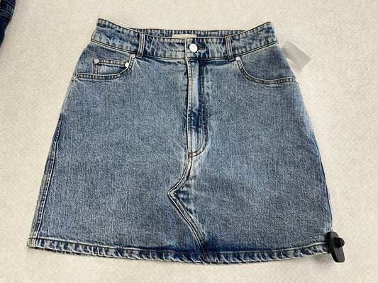 Skirt Mini & Short By Pilcro In Blue Denim, Size:6