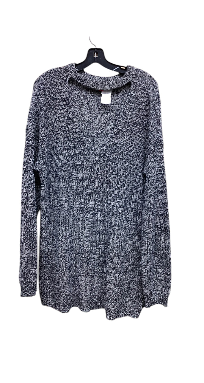 Sweater By Vince Camuto In Black & White, Size: Xl