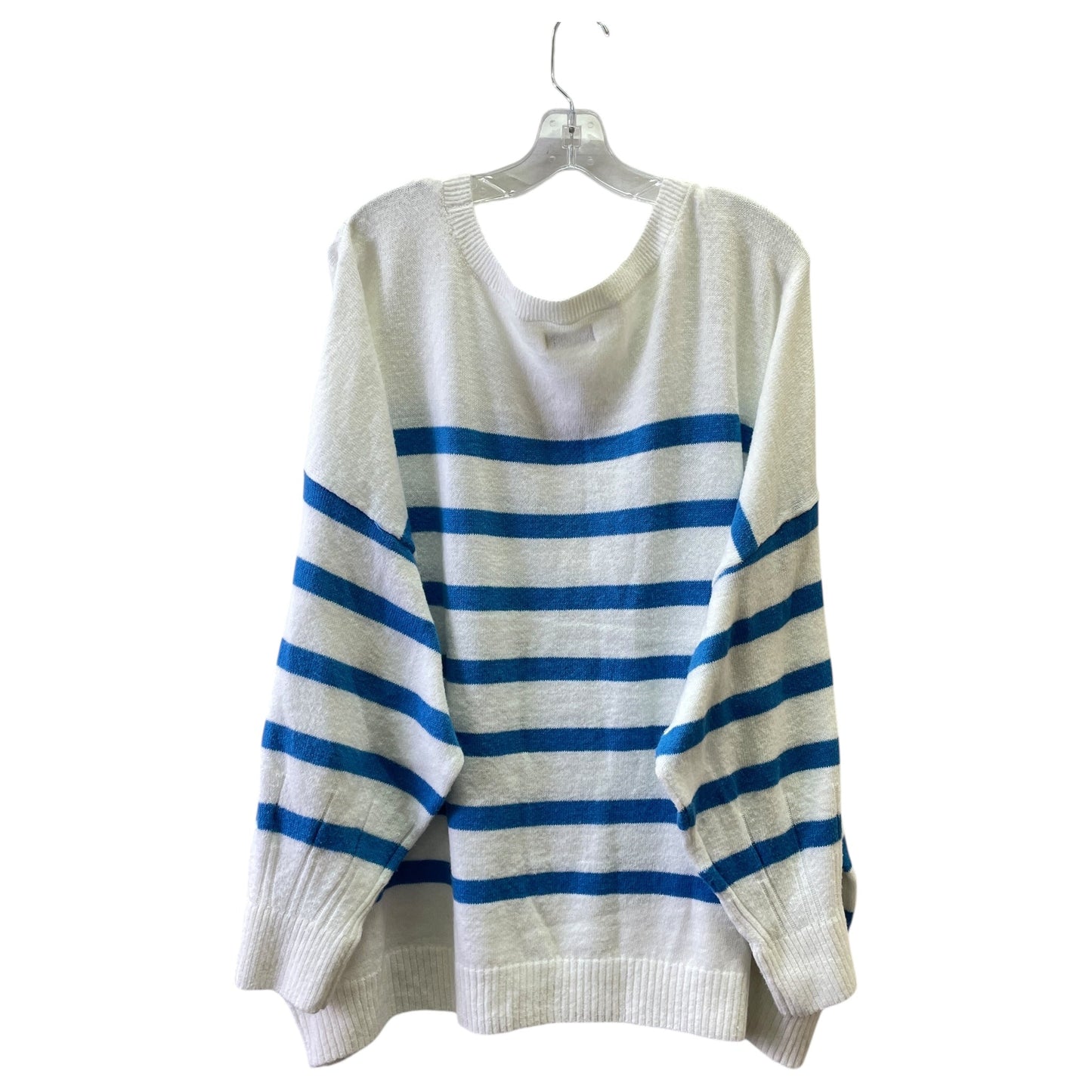 Sweater By Sonoma In White, Size:3X