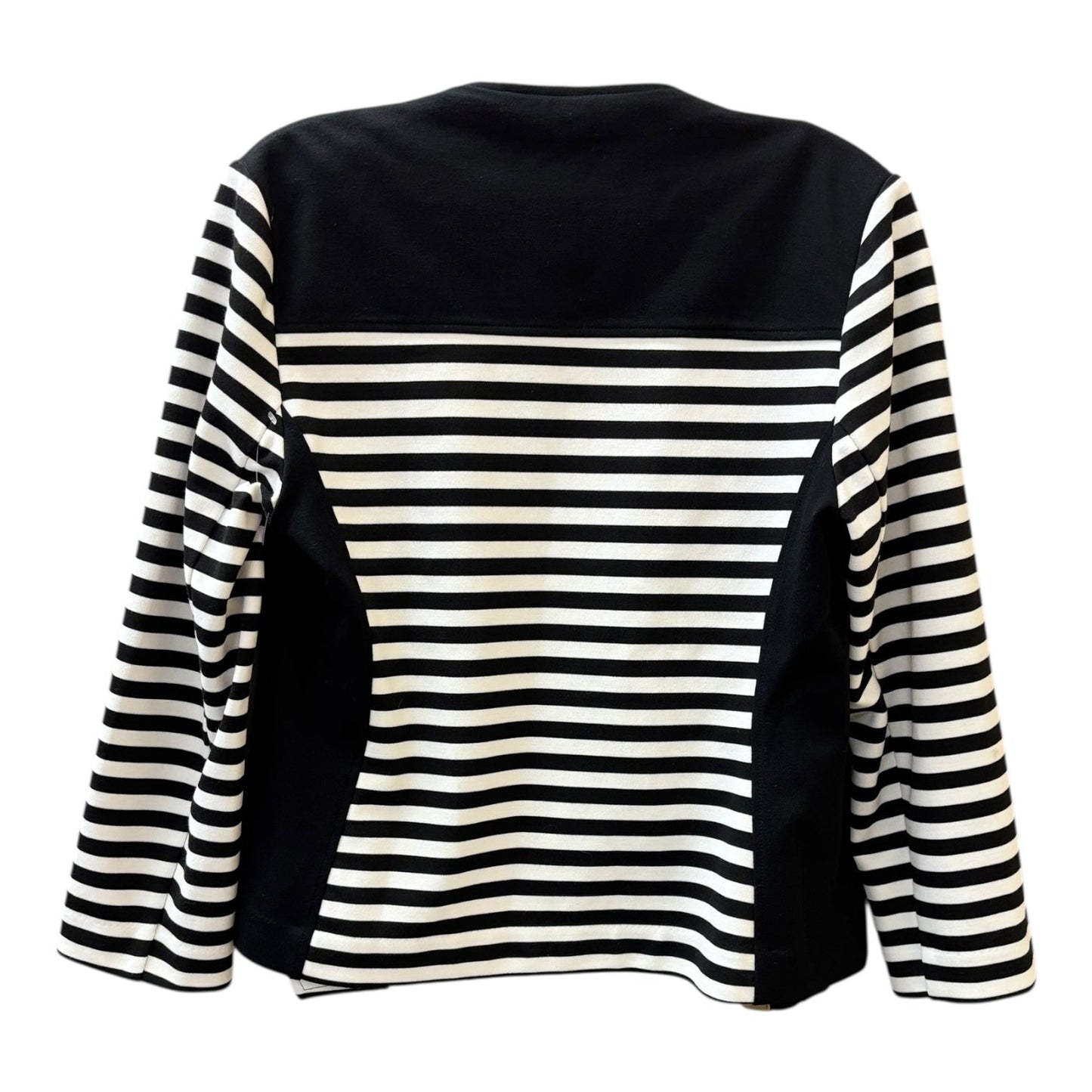 Blazer By Chicos In Black & White, Size:S