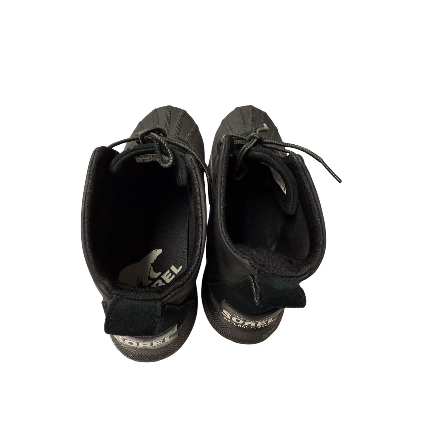 Boots Rain By Sorel In Black, Size:9
