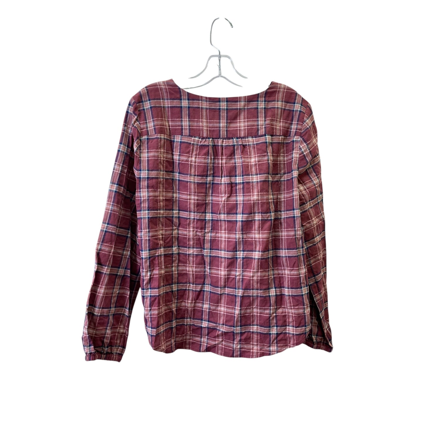 Top Ls By Madewell In Plaid Pattern, Size:L