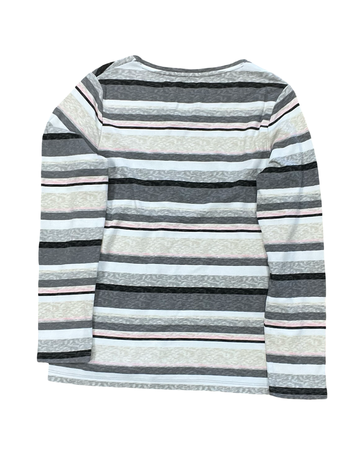 Top Ls By Croft And Barrow In Grey & White, Size:S