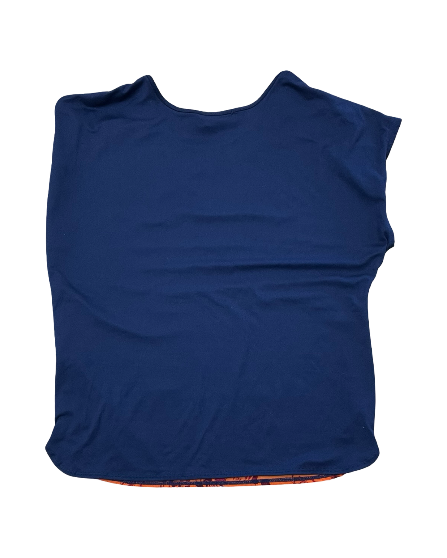 Top Ss By Clothes Mentor In Navy, Size:L