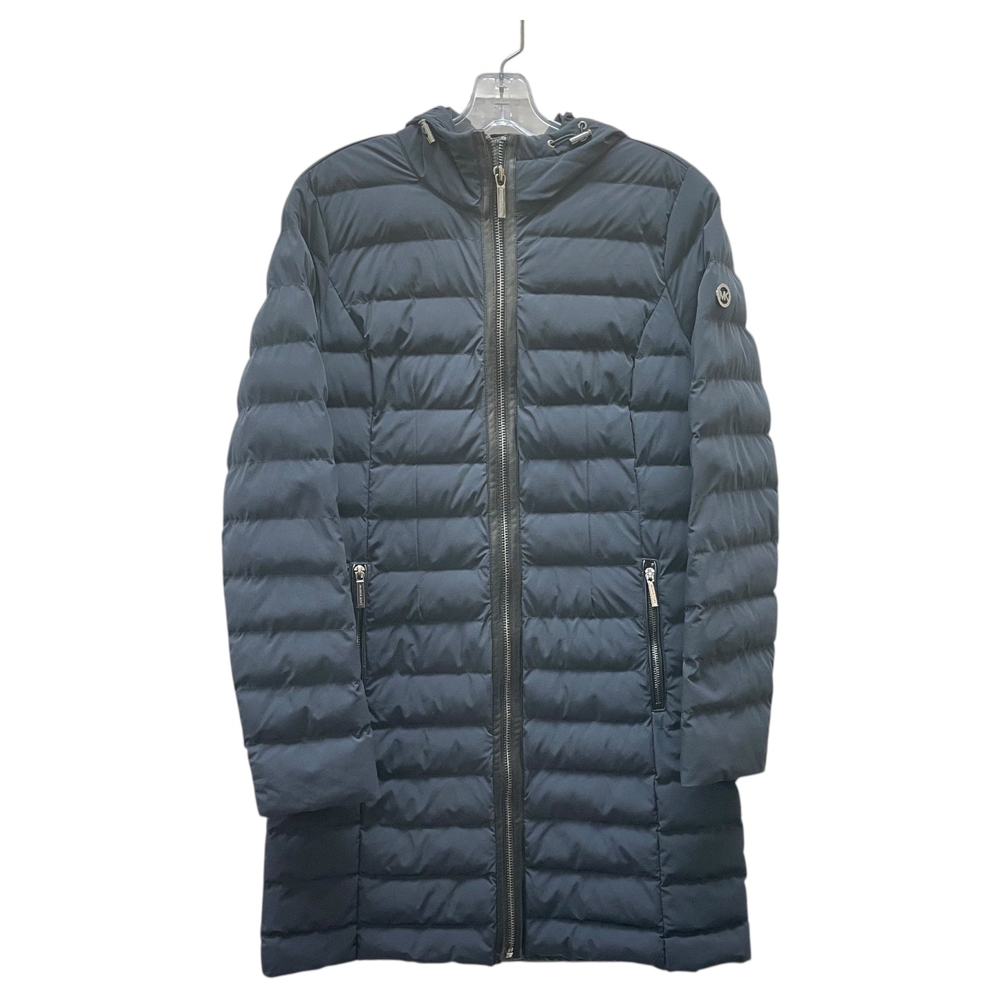 Coat Designer By Michael Kors In Navy, Size:Xs