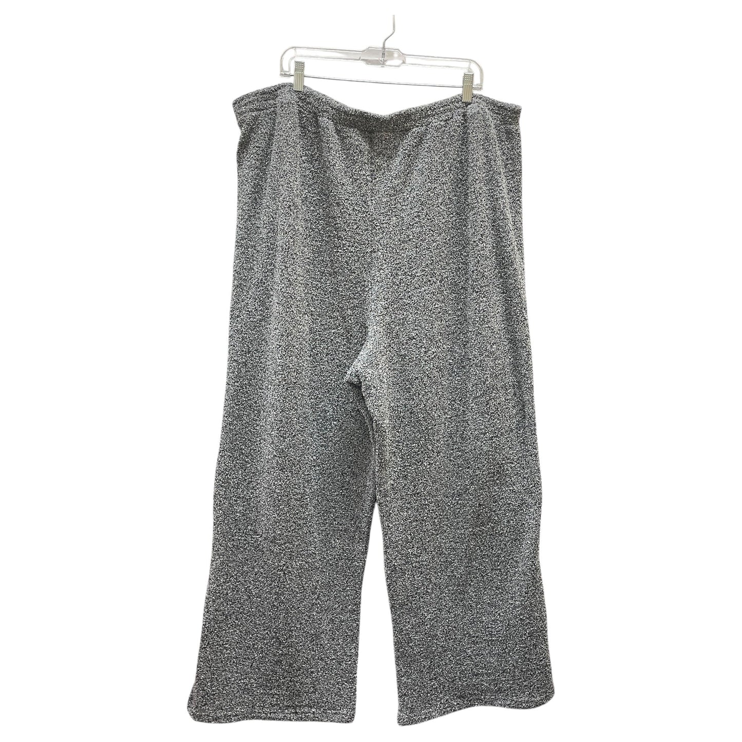 Pants Lounge By Yitty In Black & Grey, Size:3X