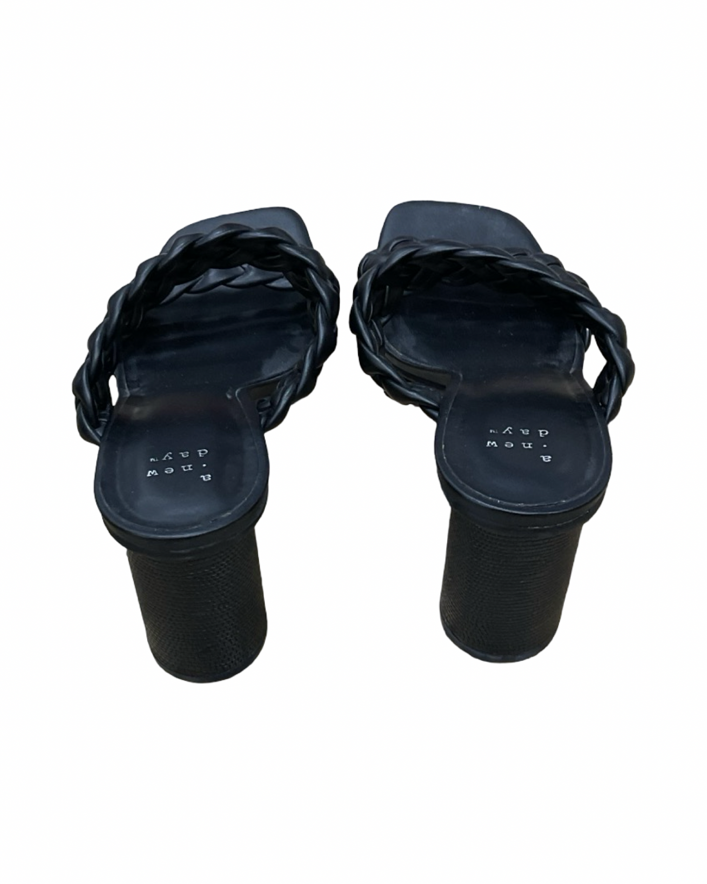 Sandals Heels Kitten By A New Day In Black, Size:9