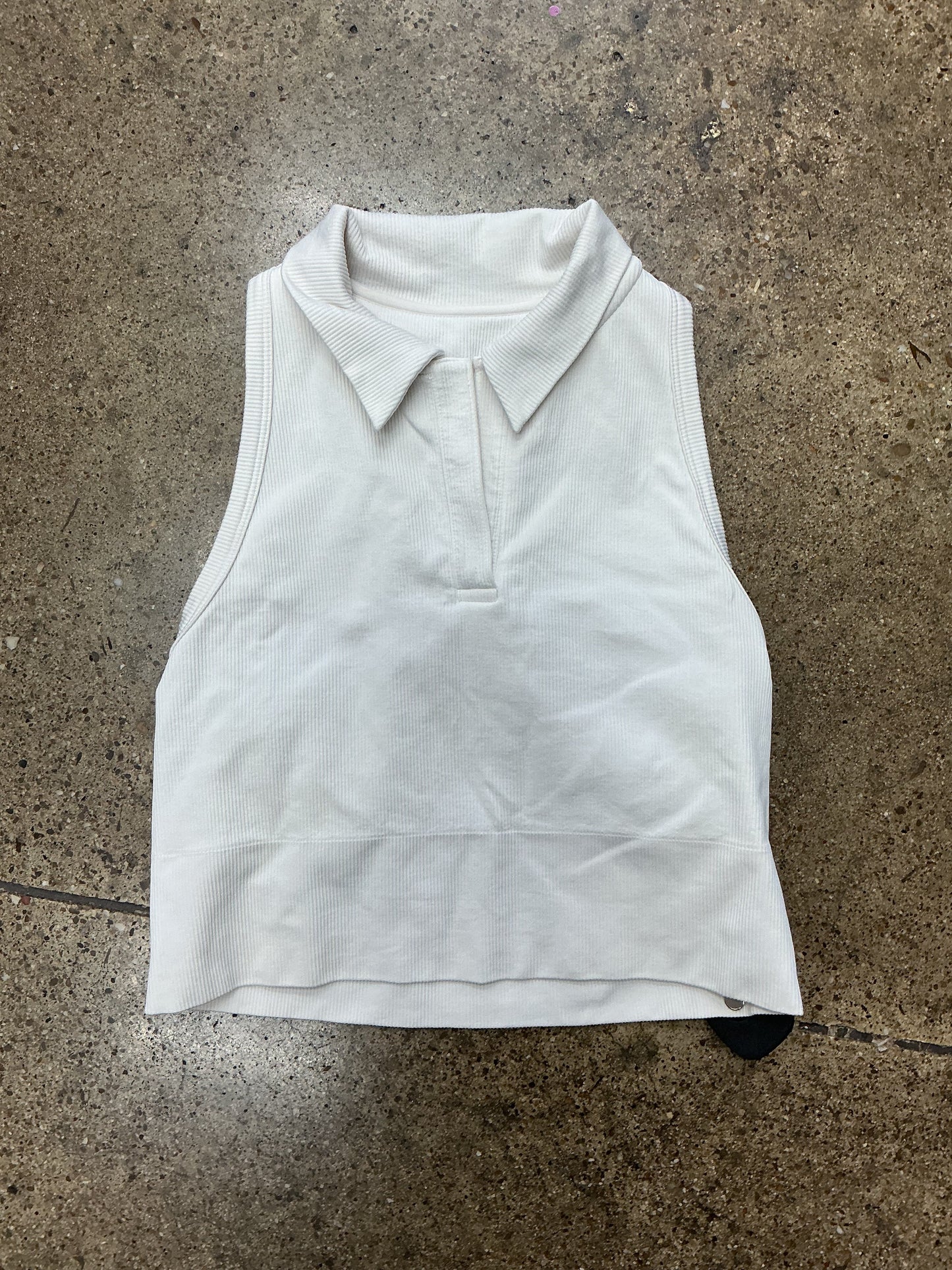Athletic Tank Top By Athleta In White, Size:M