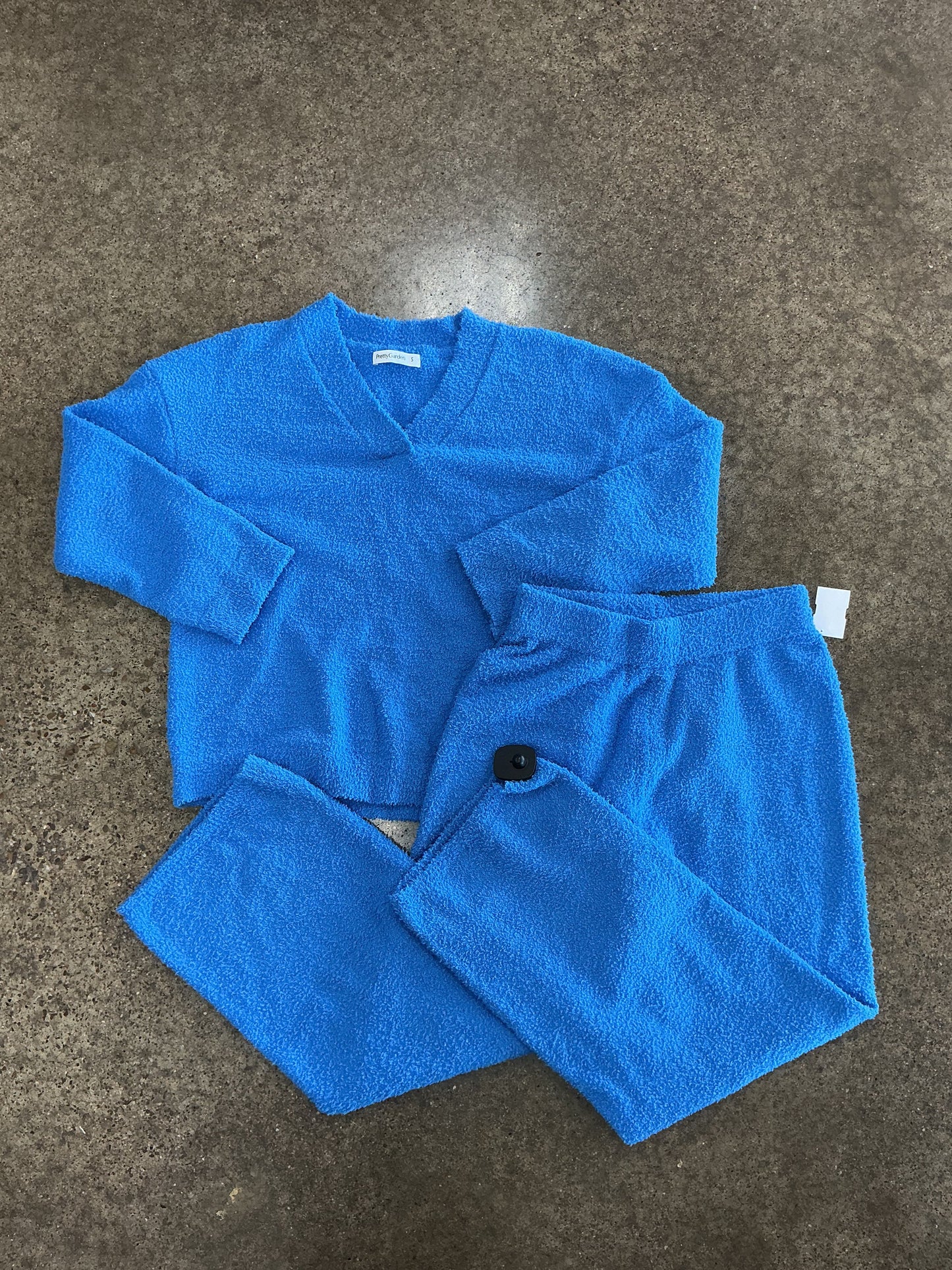 Lounge Set Pants By Prettygarden In Blue, Size:S