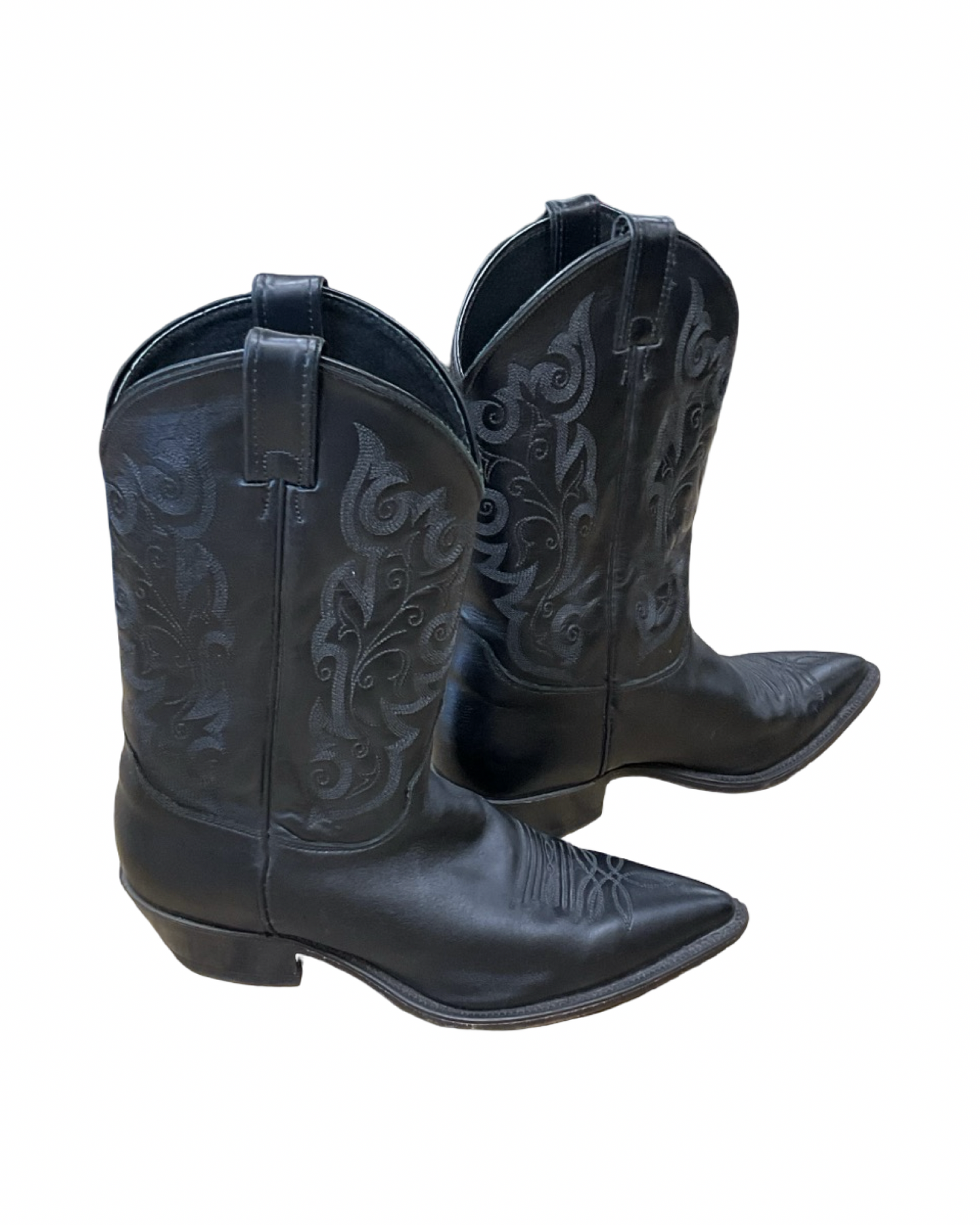 Boots Western By Justin In Black, Size:9