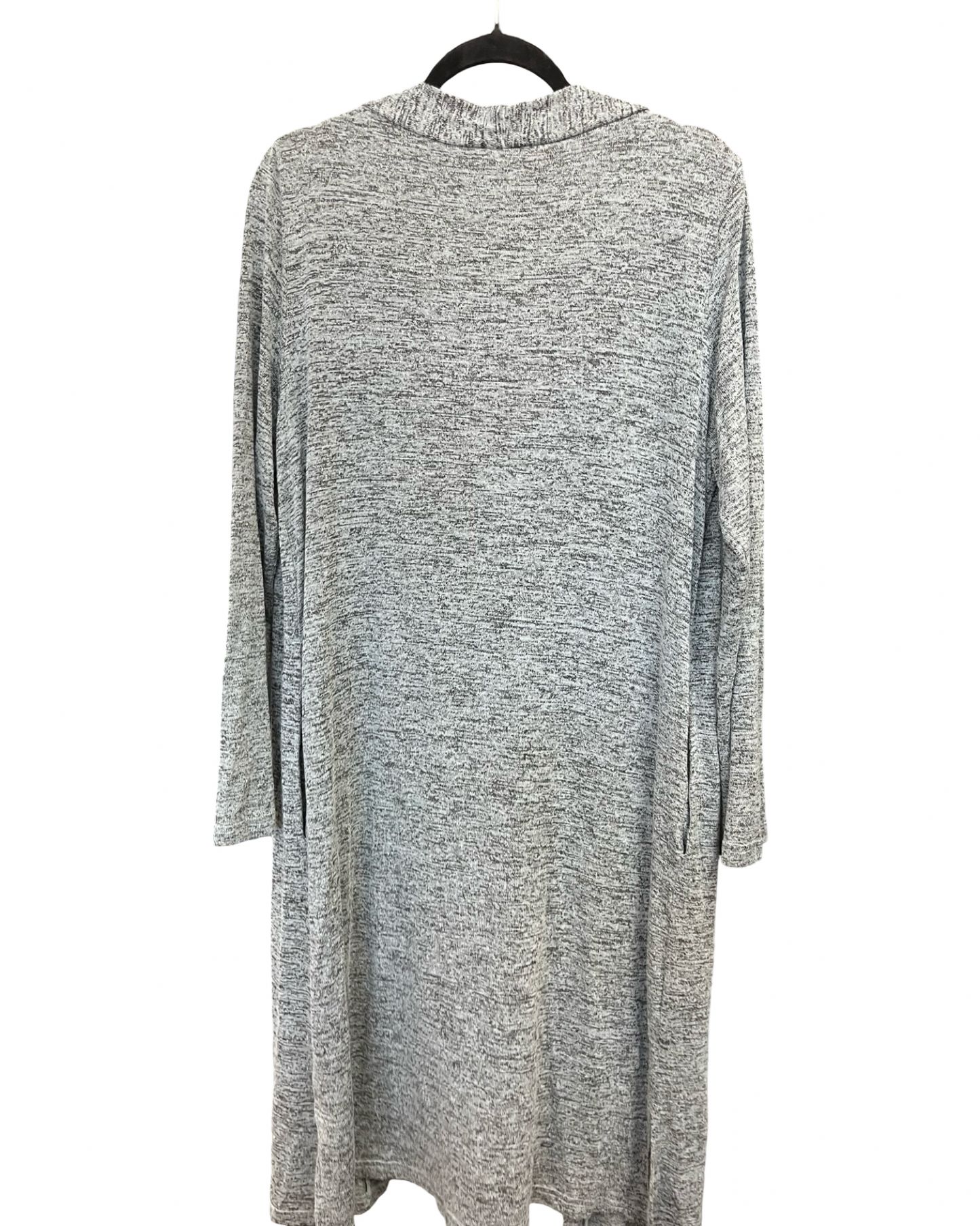 Cardigan By Clothes Mentor In Blue & Grey, Size:L