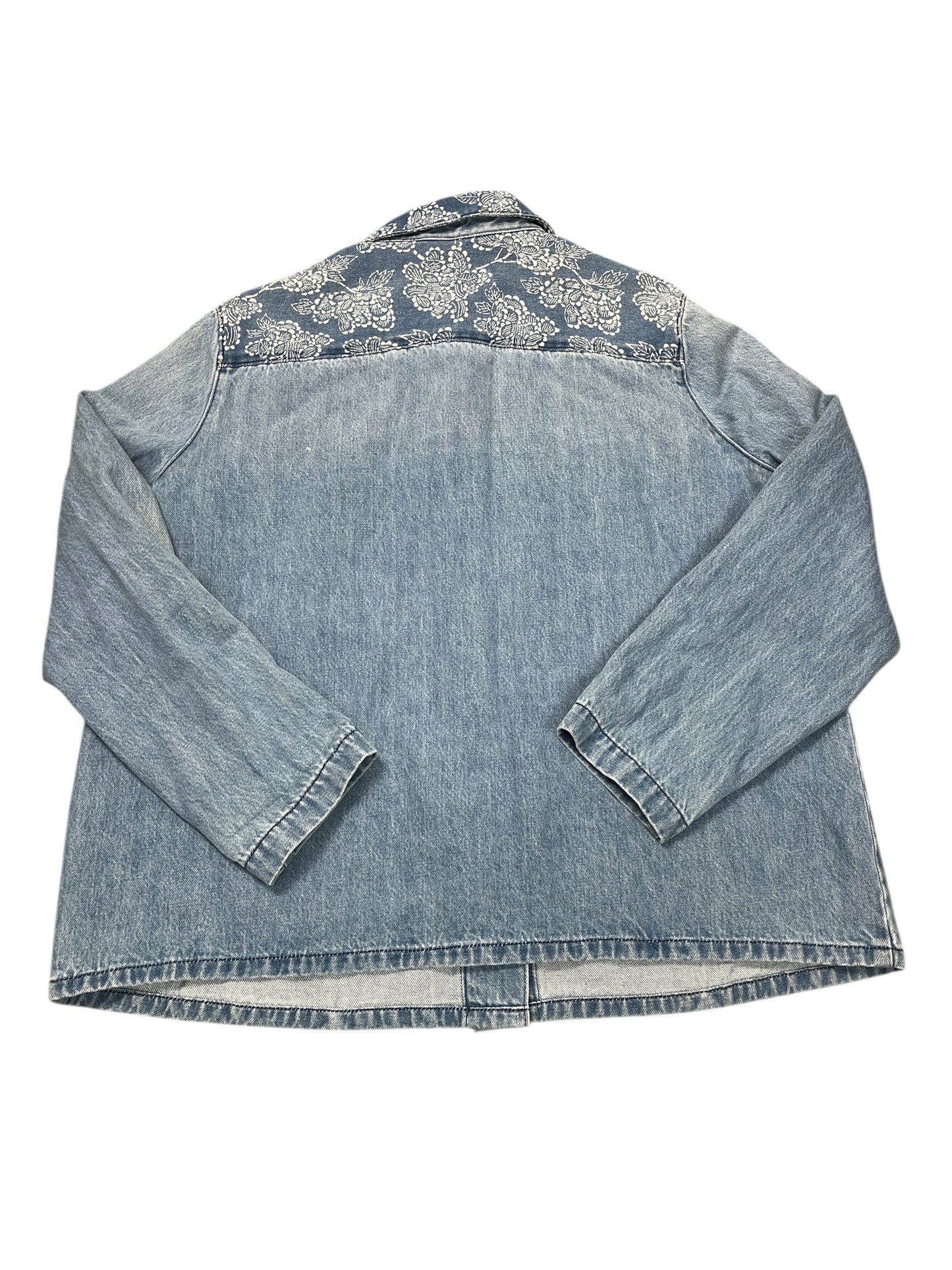 Jacket Denim By J. Crew In Blue Denim, Size:Xl