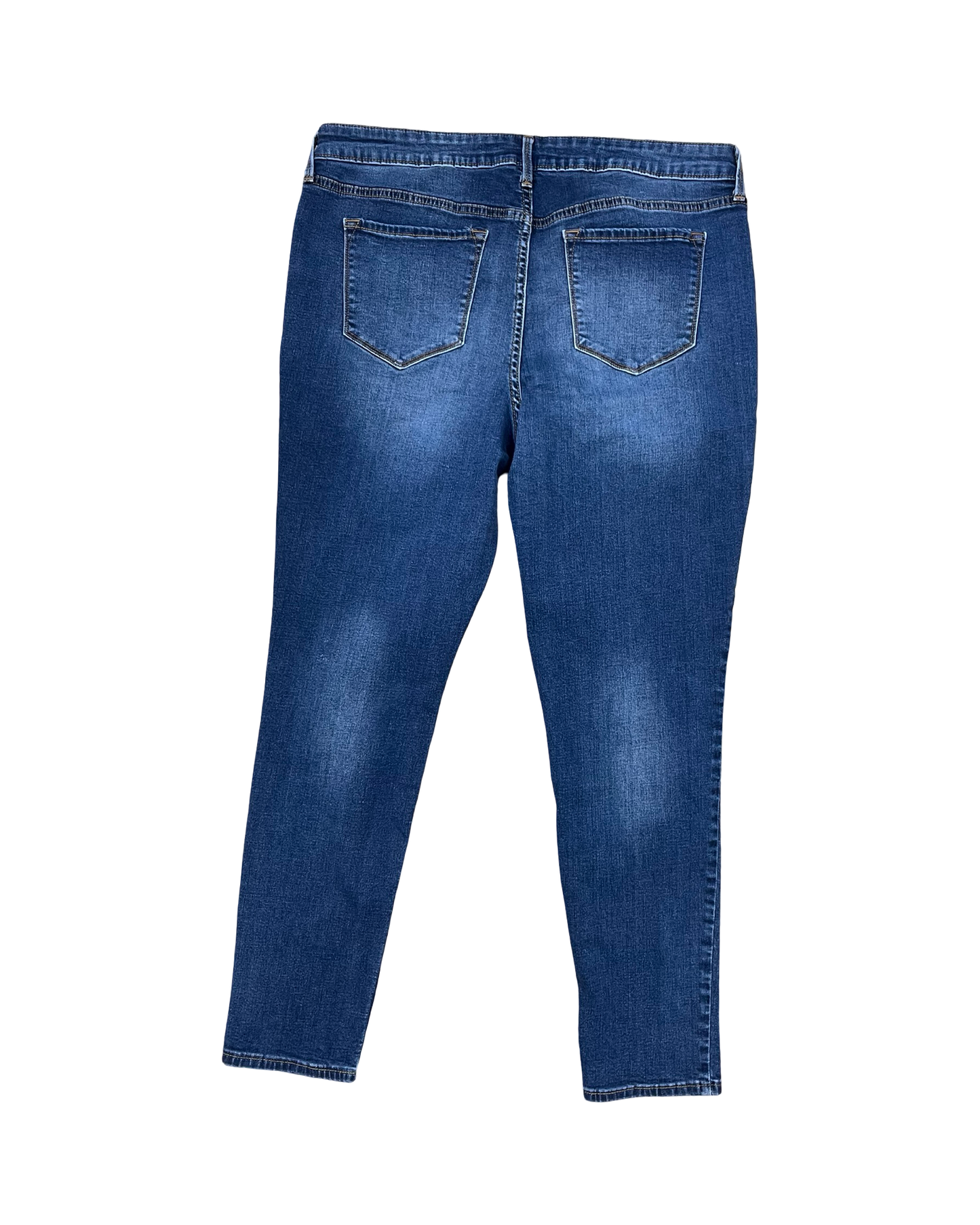 Jeans Skinny By Old Navy In Blue Denim, Size:16