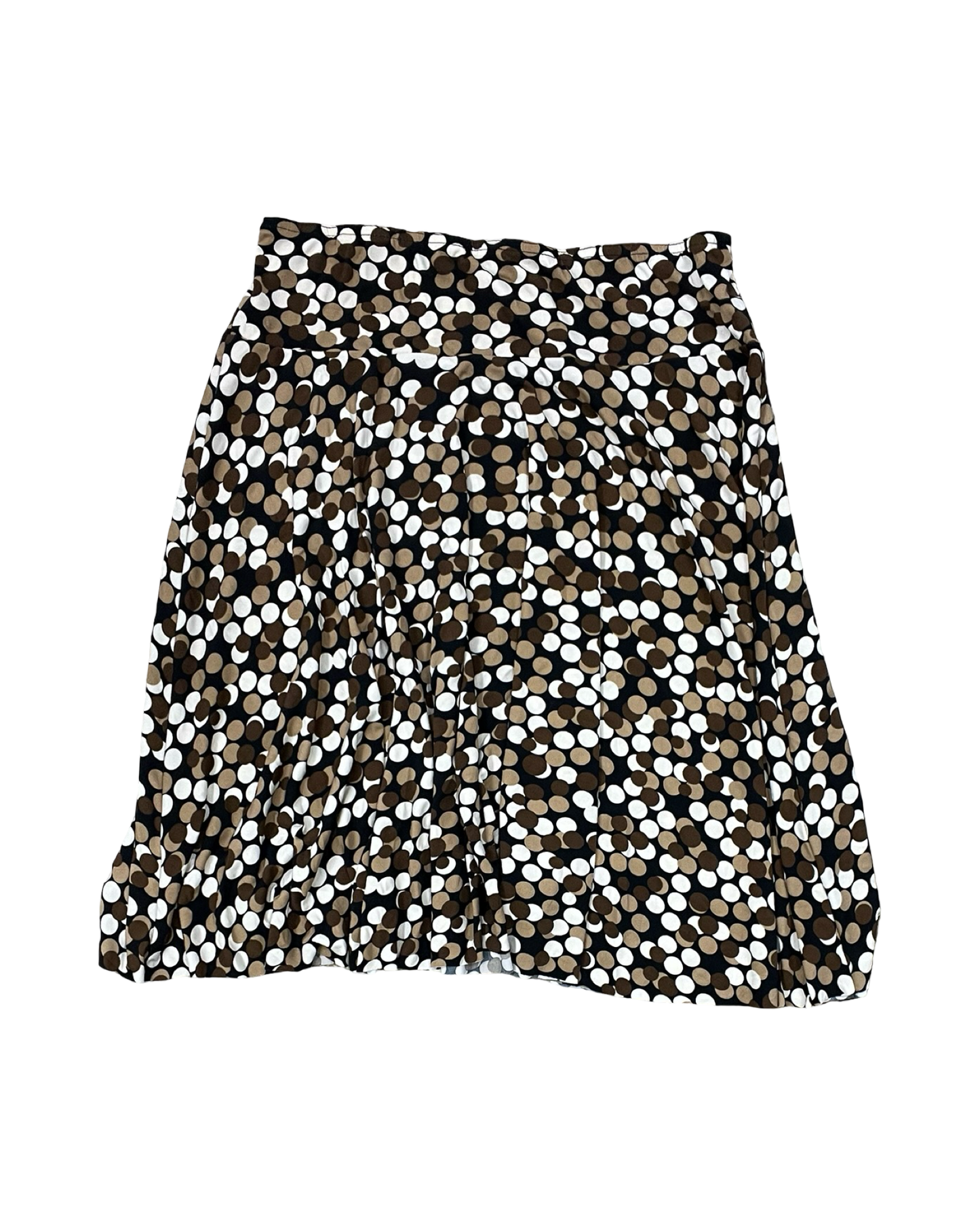 Skirt Midi By Briggs In Brown & Tan, Size:1X