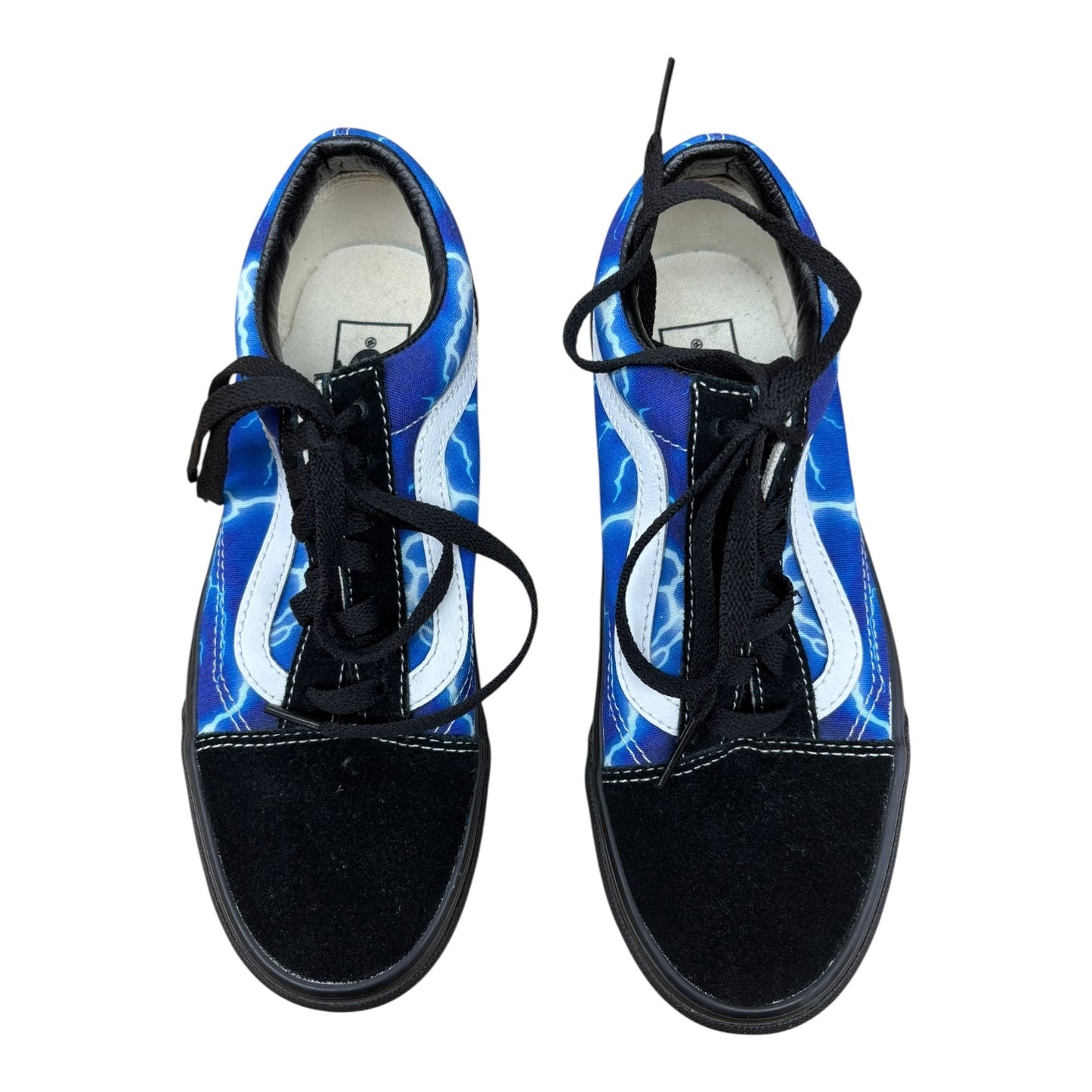 Shoes Athletic By Vans In Black & Blue, Size:7