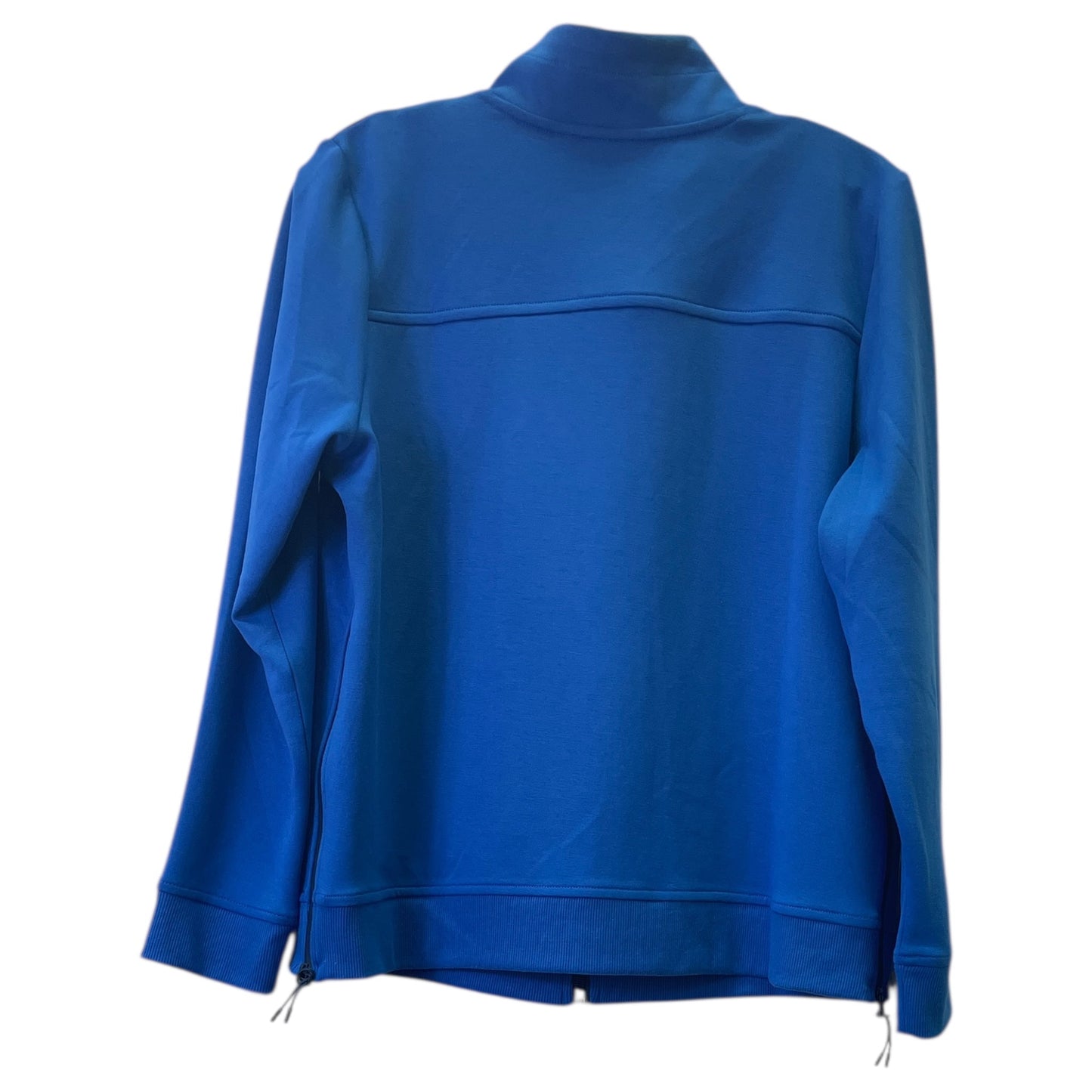 Athletic Jacket By Chicos In Blue, Size:M
