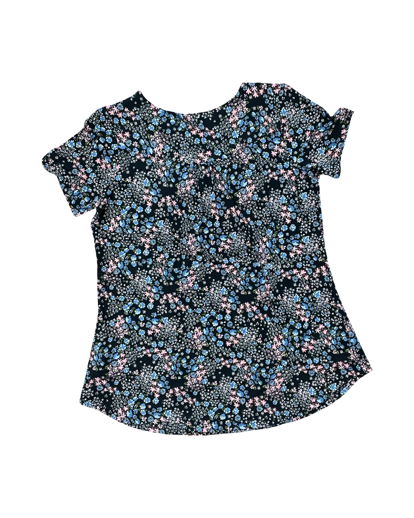 Top Ss By Clothes Mentor In Floral Print, Size:L
