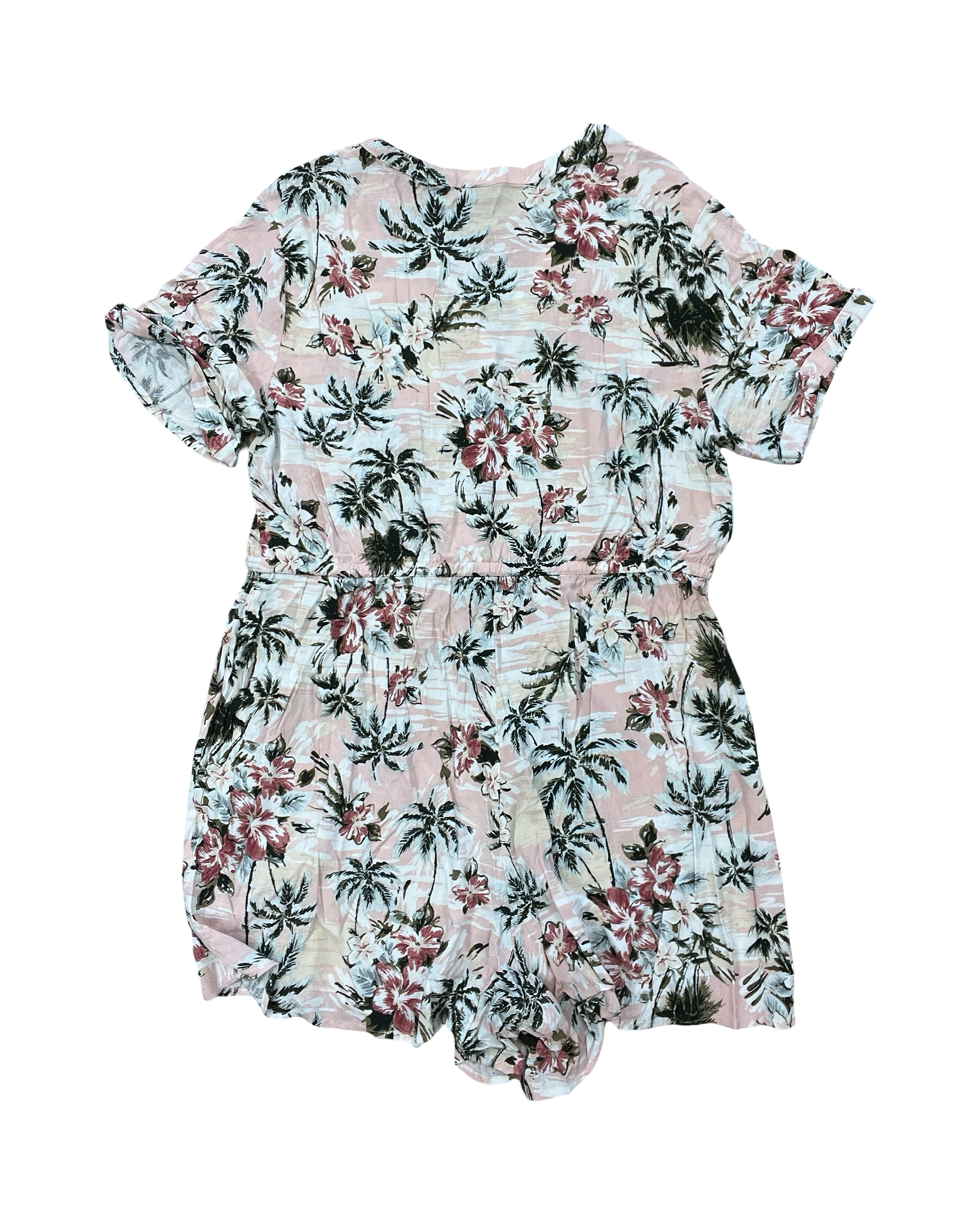 Romper By Torrid In Cream & Pink, Size:Xl