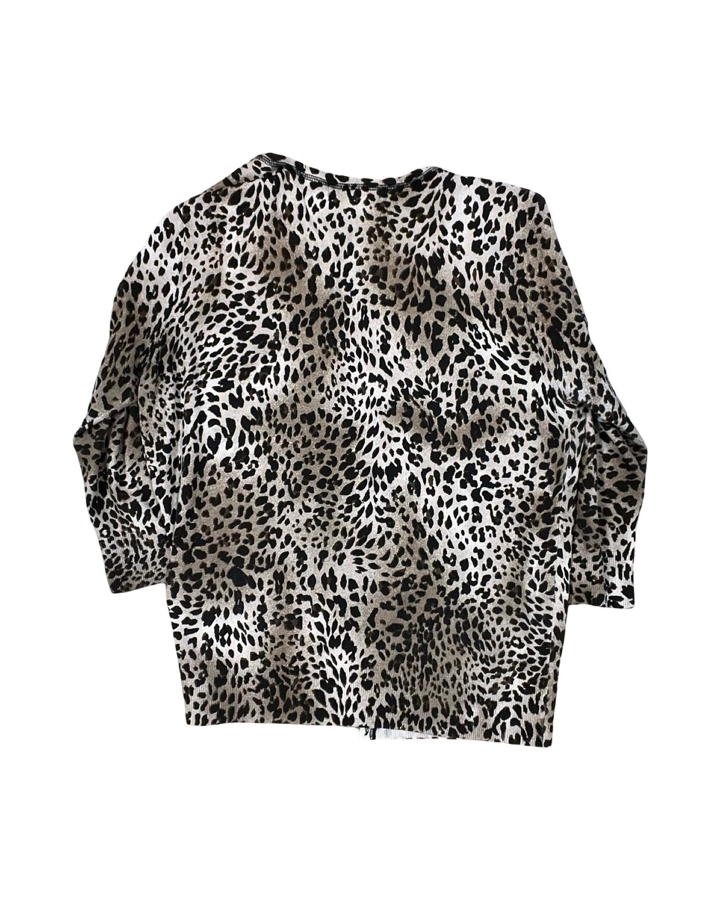 Cardigan By August Silk In Leopard Print, Size:Xl