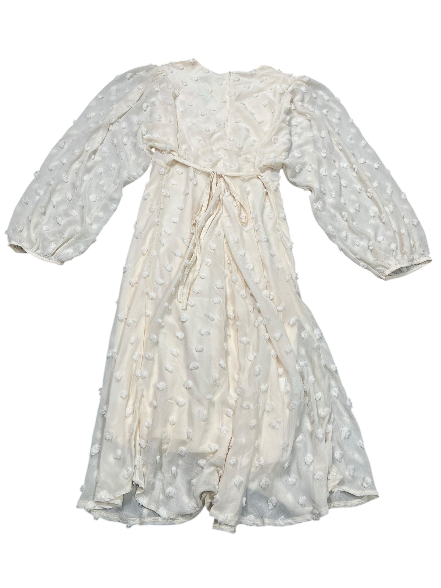 Dress Casual Midi By CHICWISH In Ivory, Size:S