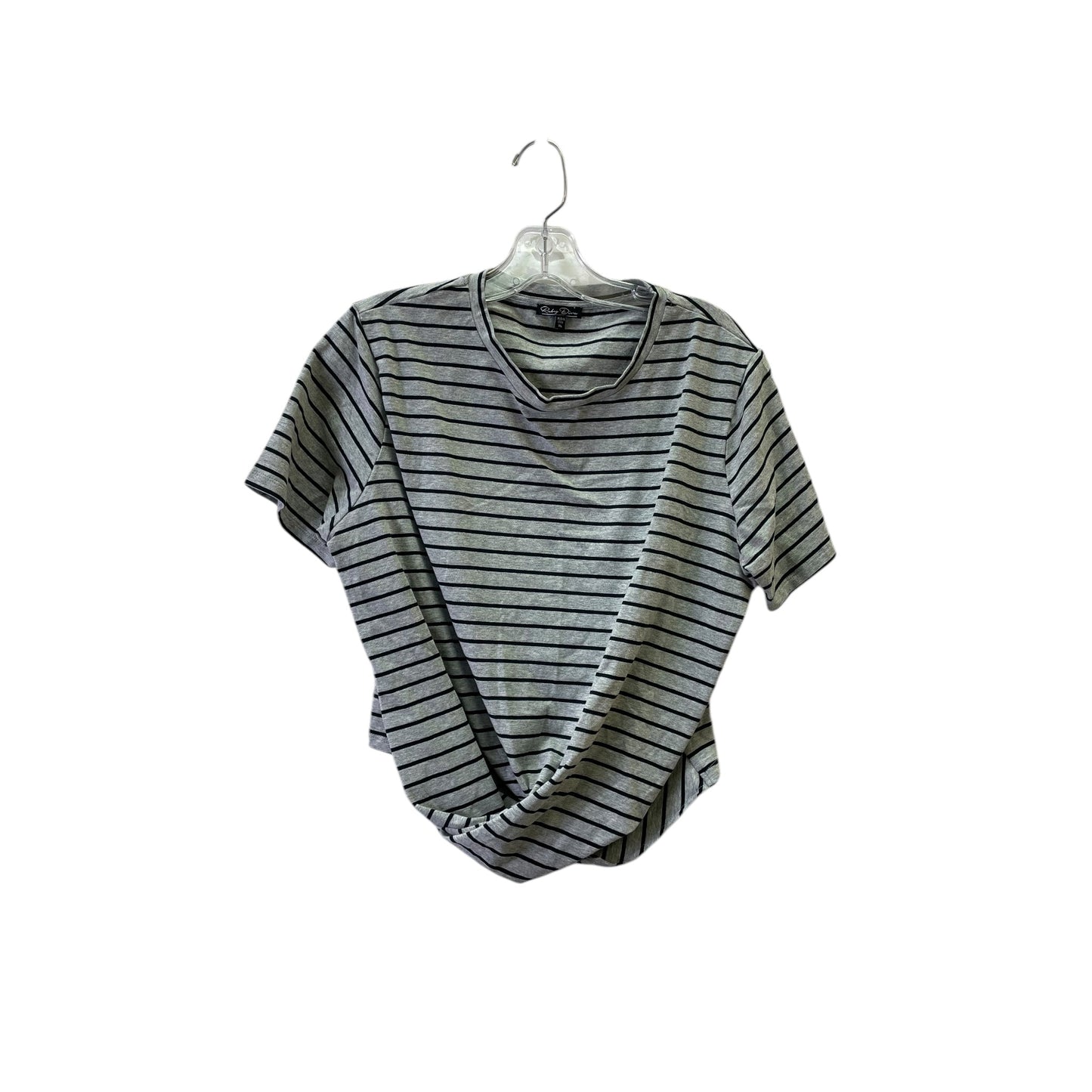 Top Ss By Ruby Diva In Grey, Size:Xl