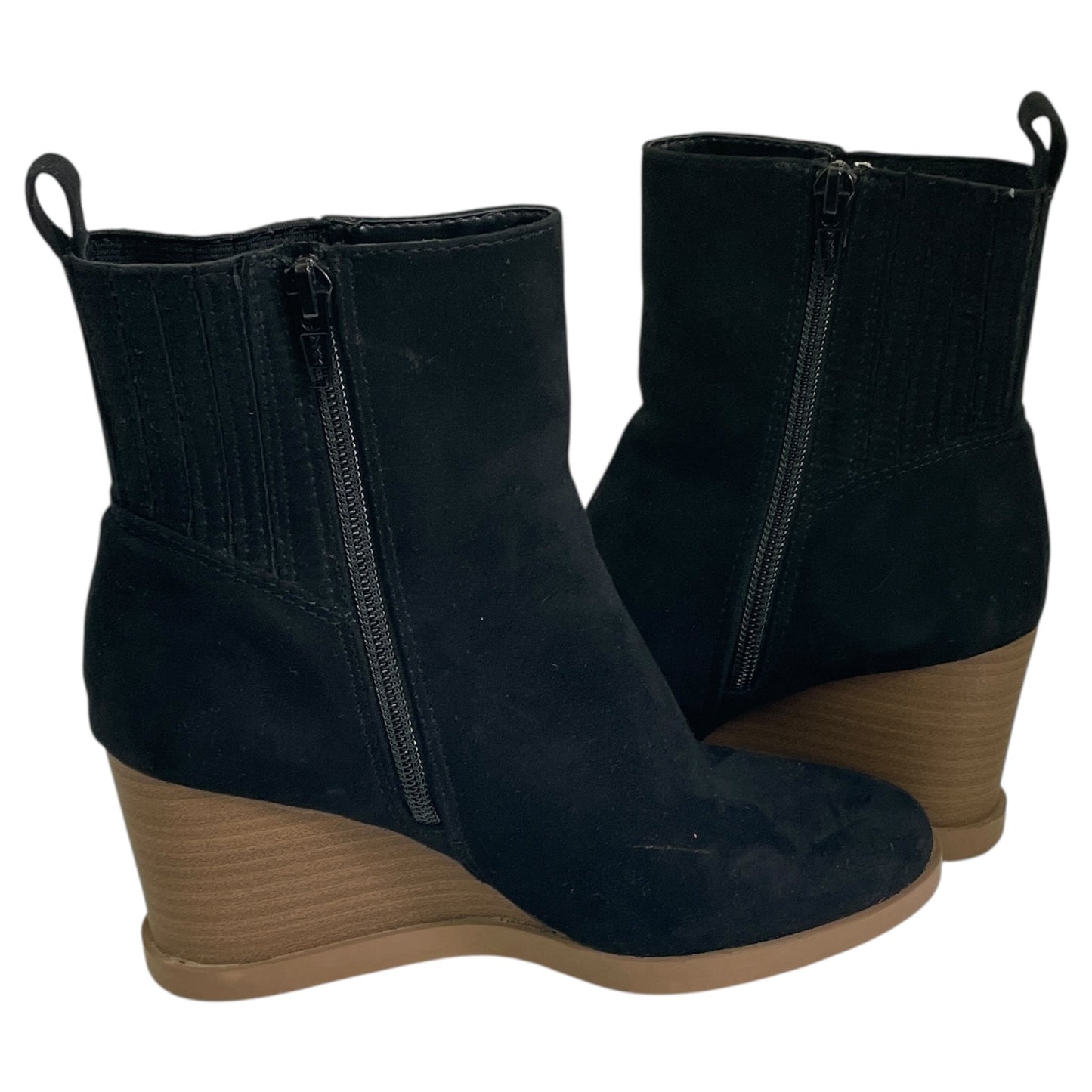 Boots Ankle Heels By Cme In Black, Size:5