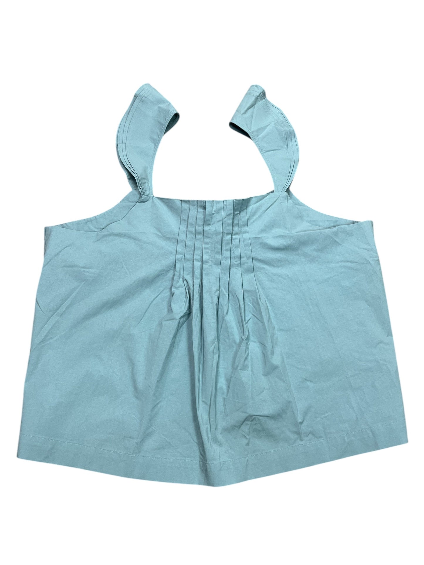 Blouse Sleeveless By Ann Taylor In Blue, Size:Xl