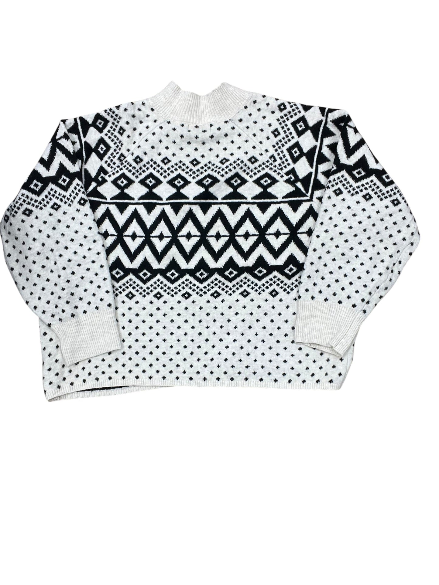 Sweater By Old Navy In Black & Tan, Size:Xl