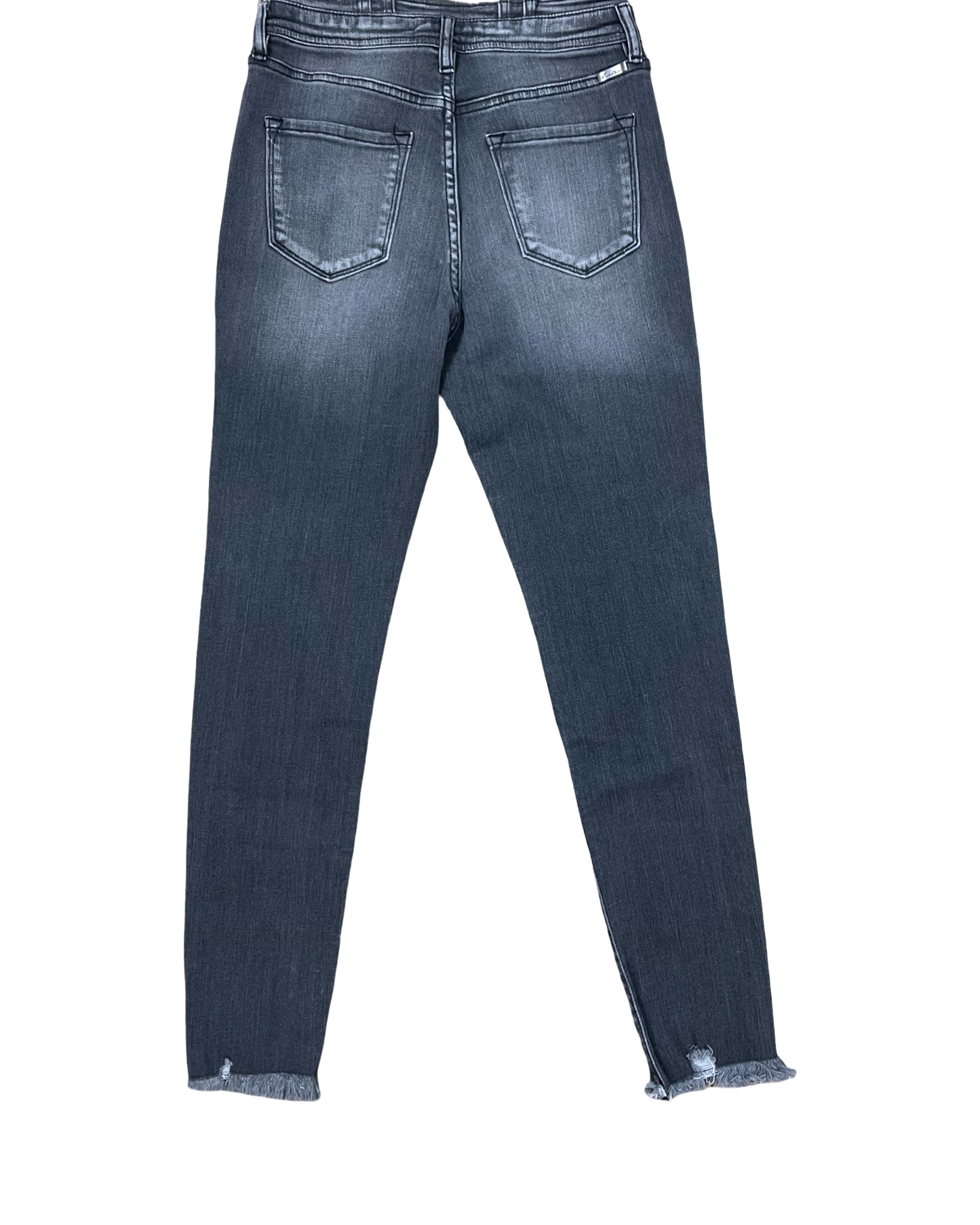 Jeans Skinny By Kancan In Grey Denim, Size:6