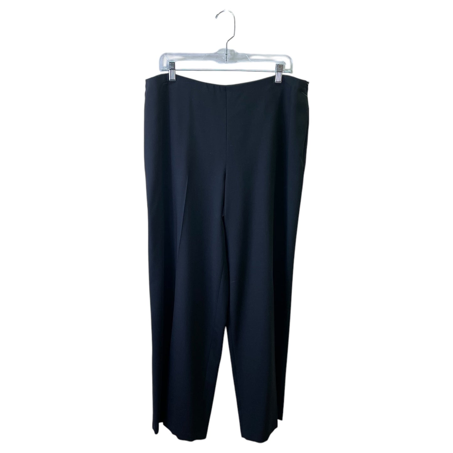 Pants Wide Leg By Eileen Fisher In Black, Size:14