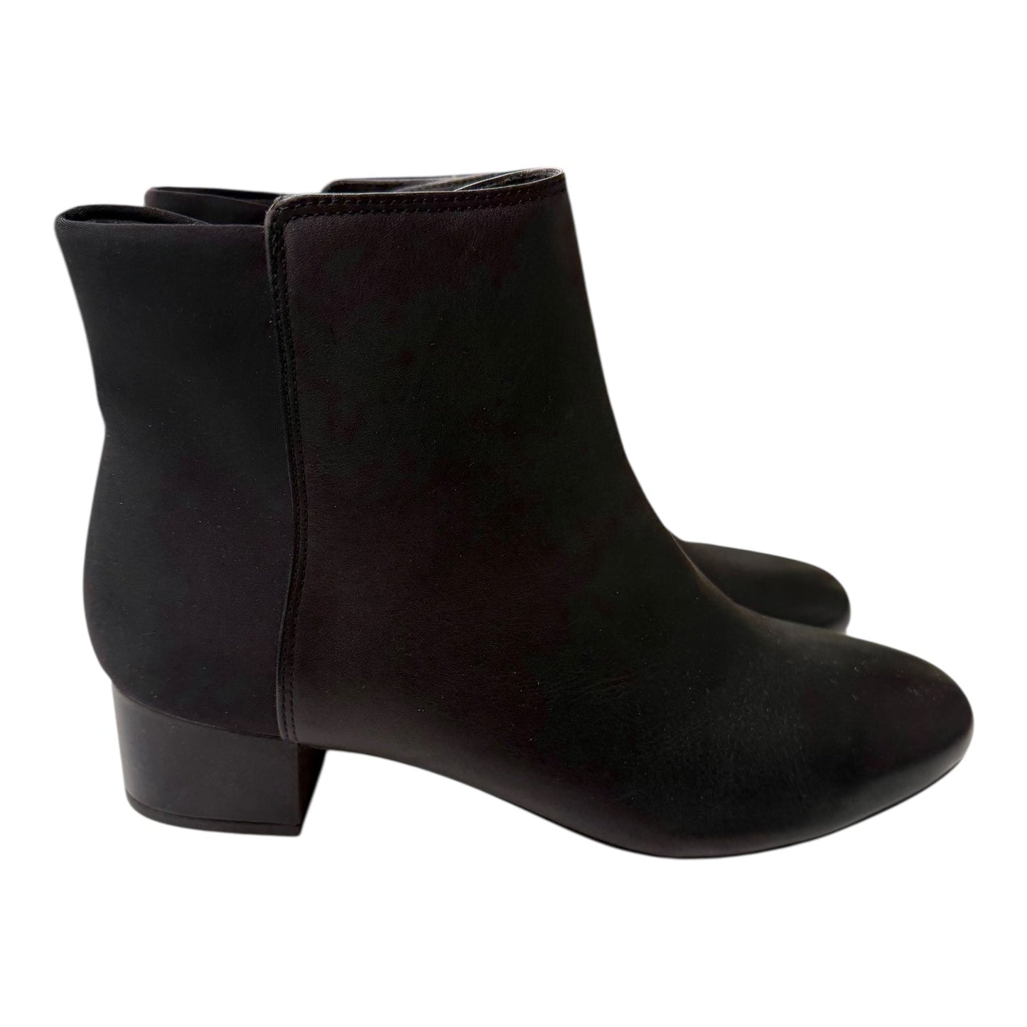 Boots Ankle Flats By Clarks In Black, Size:12