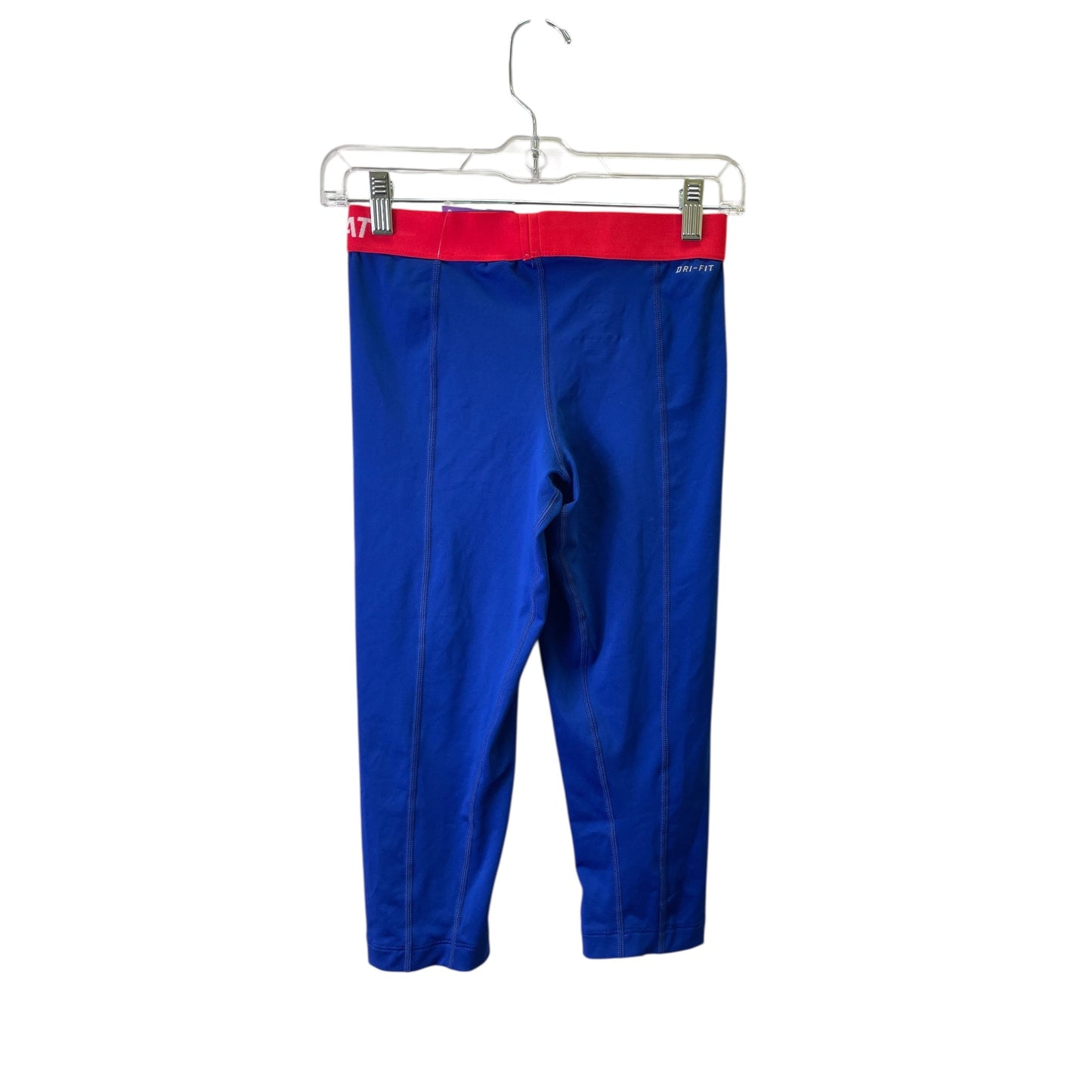 Athletic Leggings Capris By Nike In Blue, Size:S