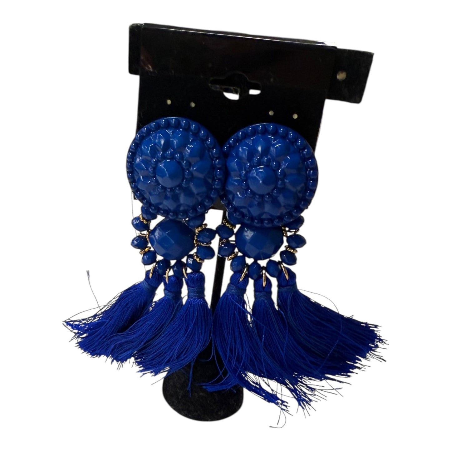 Earrings Dangle/Drop In Blue