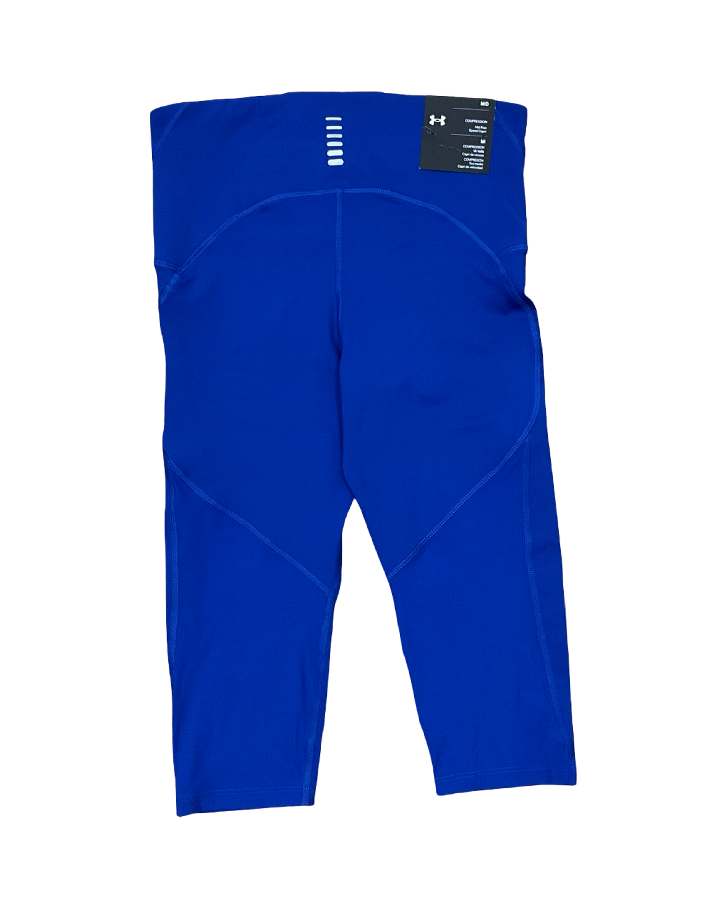 Athletic Leggings Capris By Under Armour In Blue, Size:M