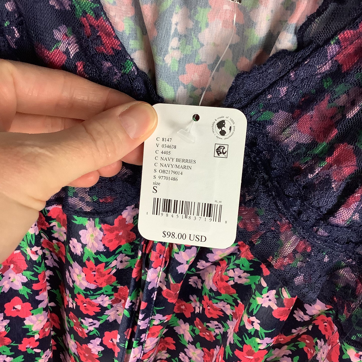 Dress Casual Short By Free People In Floral Print, Size: S