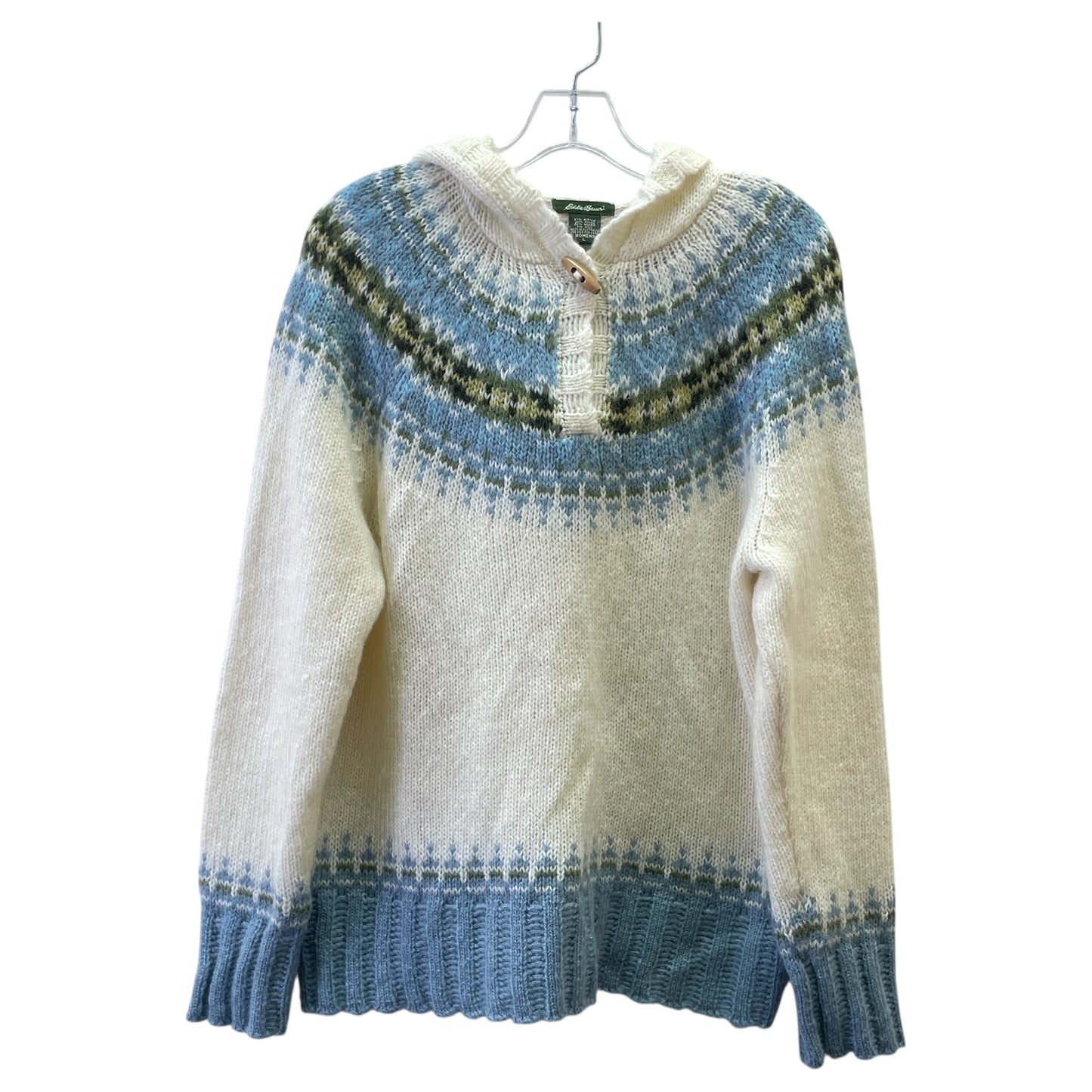 Sweater By Eddie Bauer In Cream, Size:L