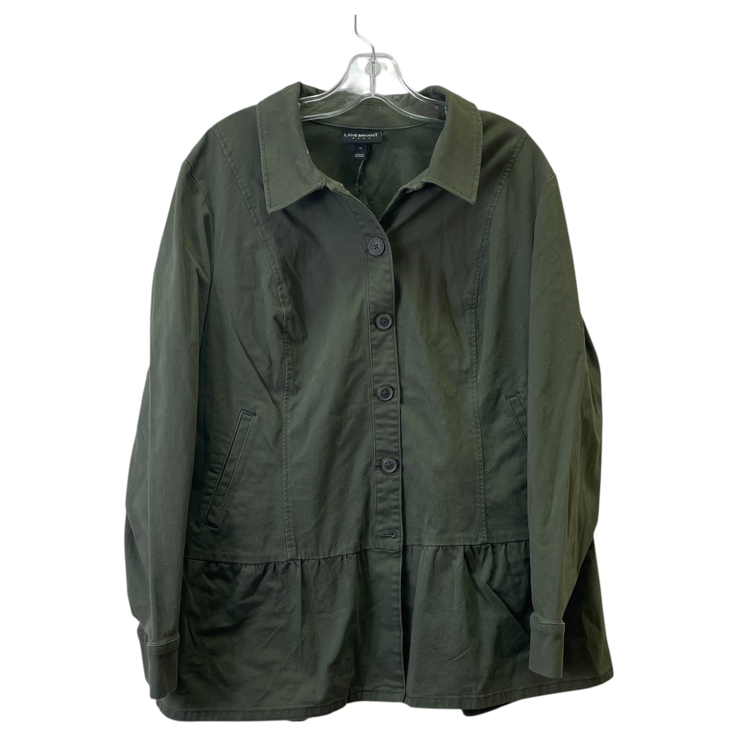 Jacket Other By Lane Bryant In Green, Size:14