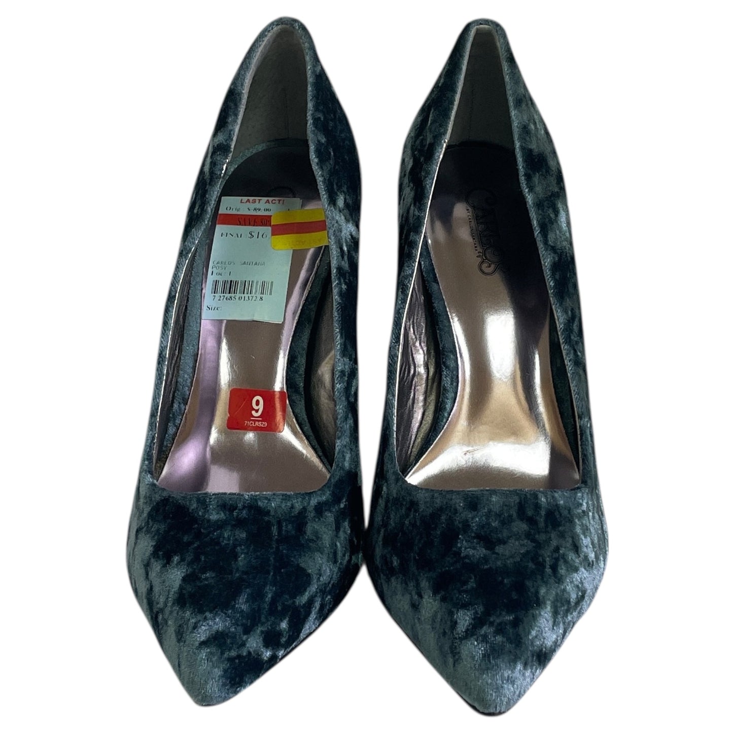 Shoes Heels Stiletto By Carlos By Carlos Santana In Blue, Size:9