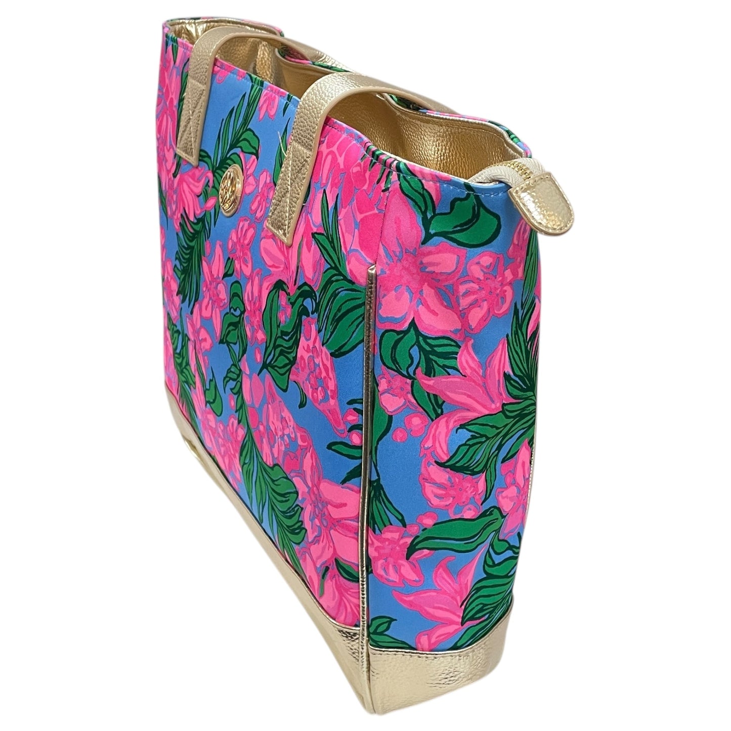 Tote Designer By Lilly Pulitzer In Floral Print, Size:Large