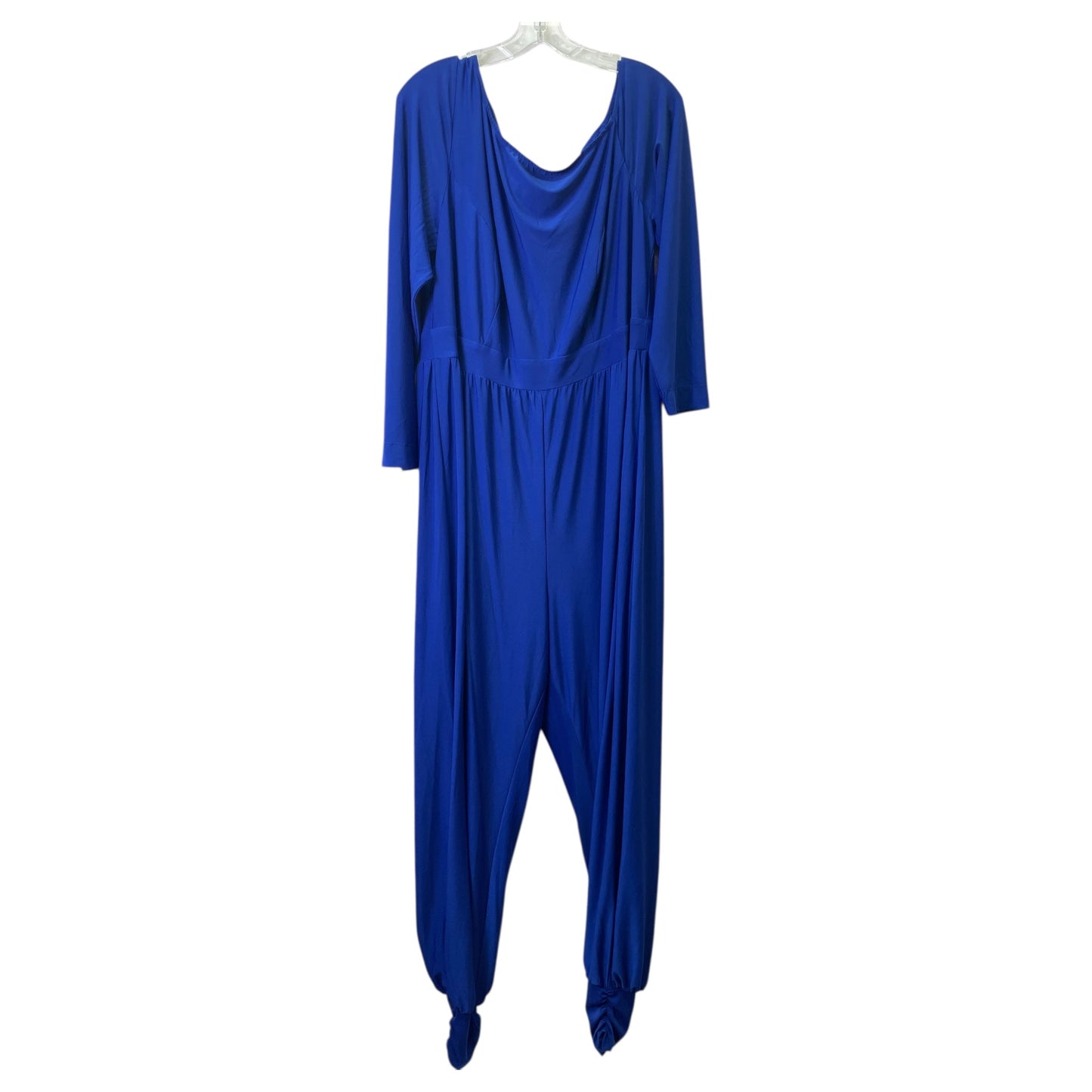 Jumpsuit By Cme In Blue, Size:1X