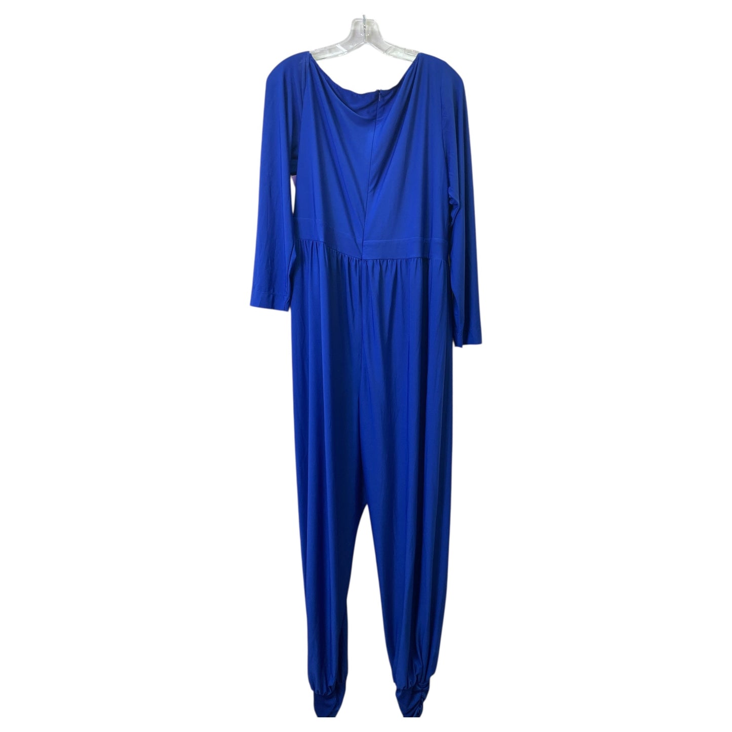 Jumpsuit By Cme In Blue, Size:1X