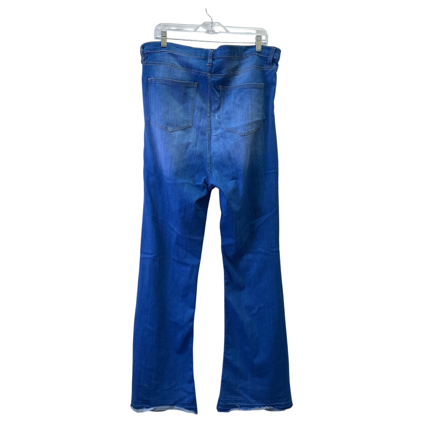 Jeans Wide Leg By Fashion Nova In Blue, Size:18