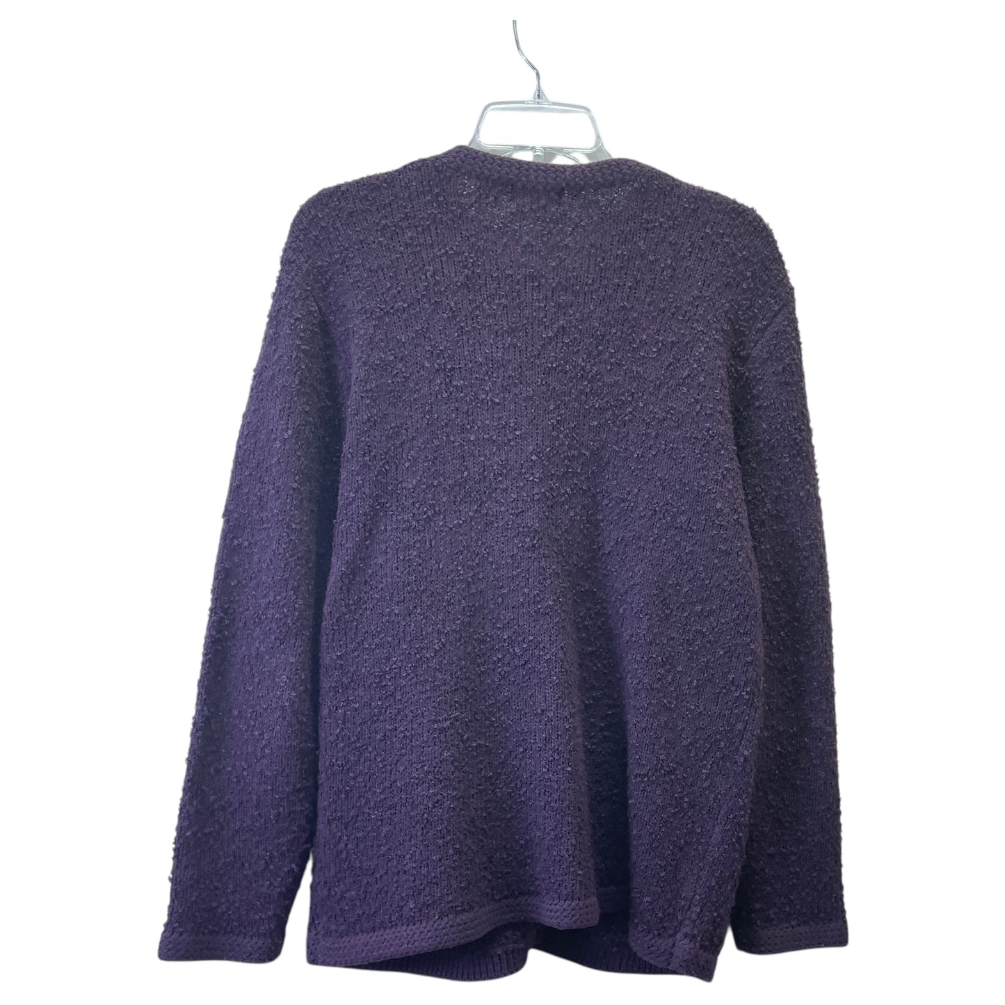 Sweater Cardigan By Kerri Rosenthal In Purple, Size:L