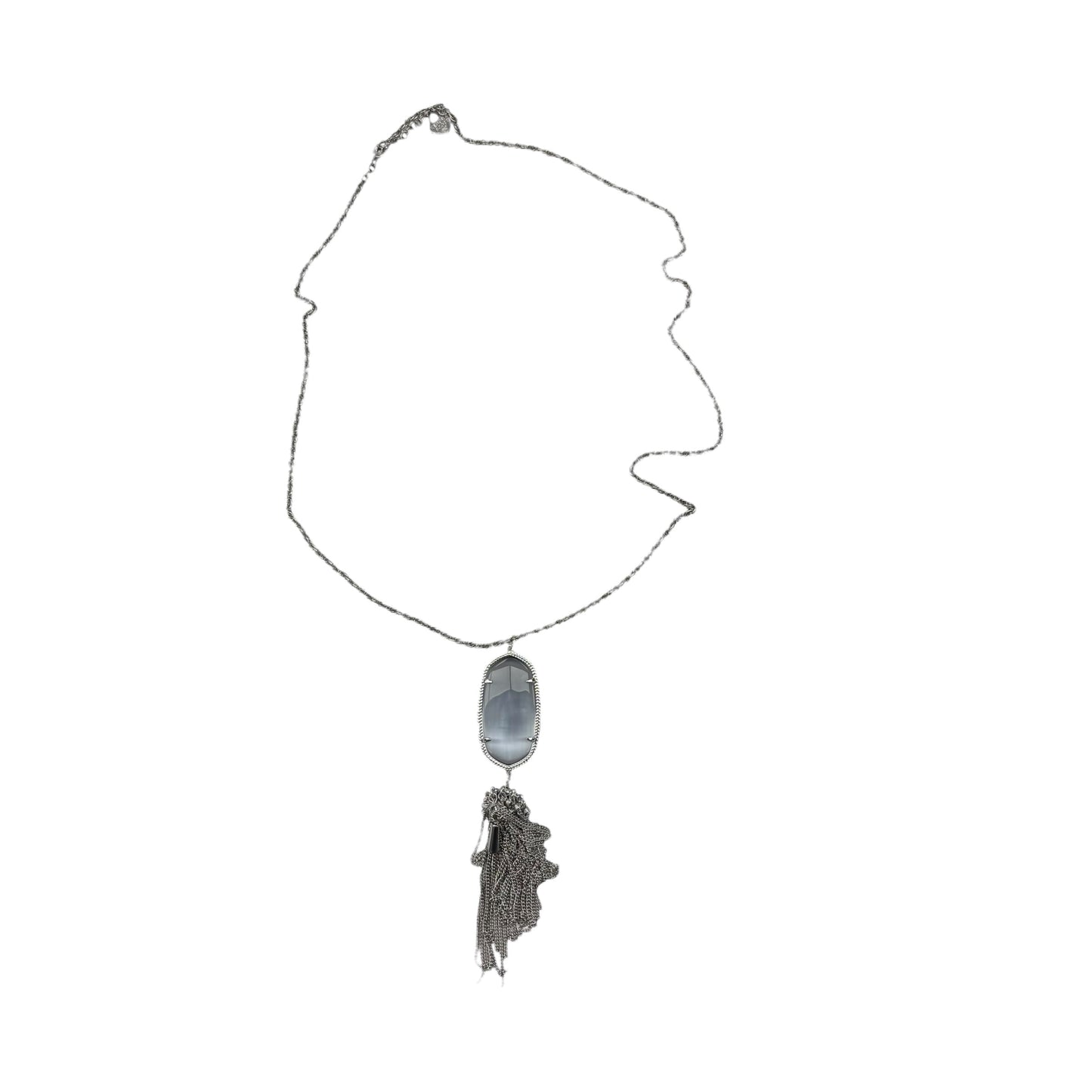 NECKLACE PENDANT by KENDRA SCOTT In GREY & SILVER