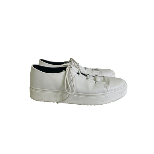 Shoes Sneakers By Eileen Fisher In White, Size:9.5