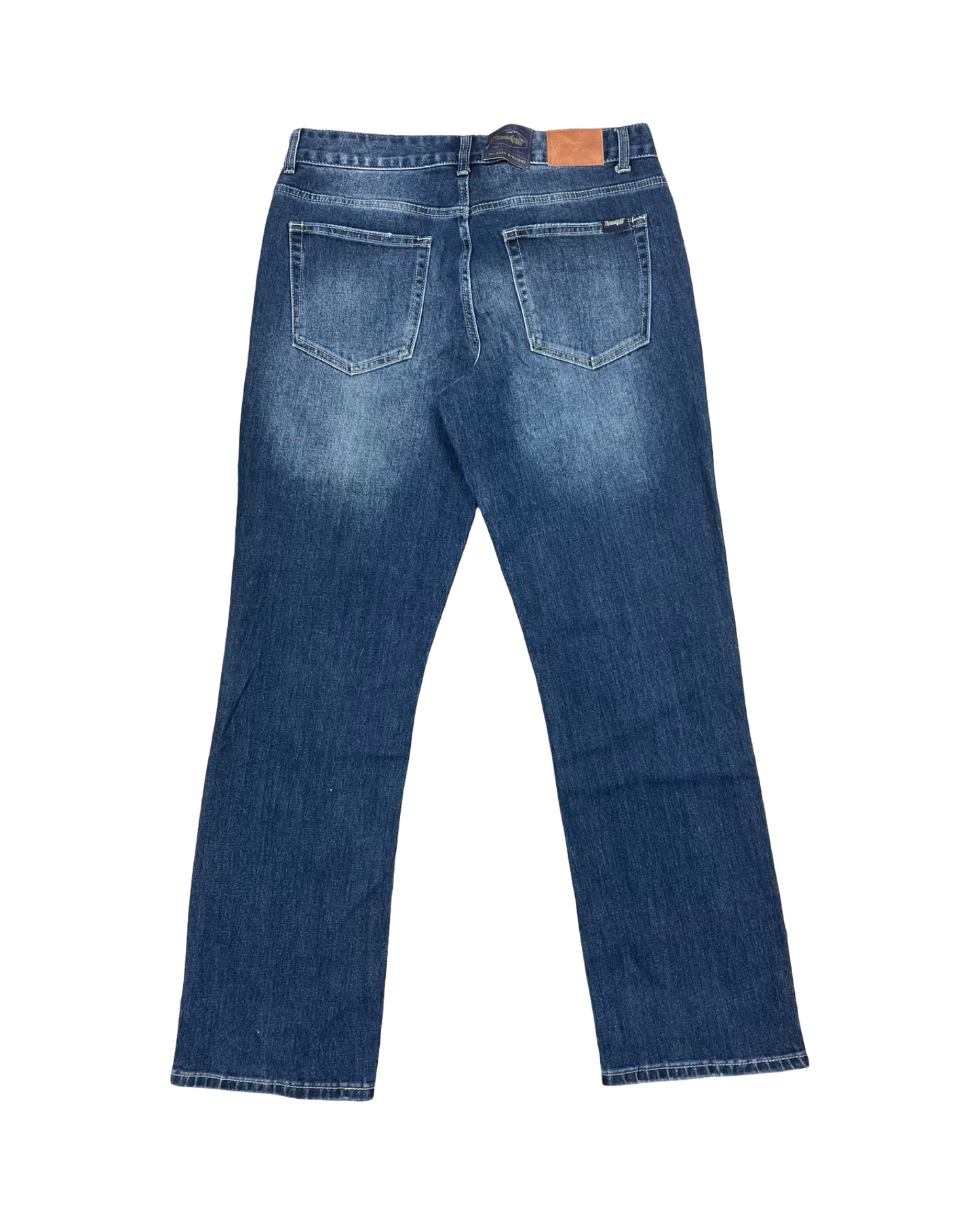 Jeans Straight By Clothes Mentor In Blue Denim, Size:14