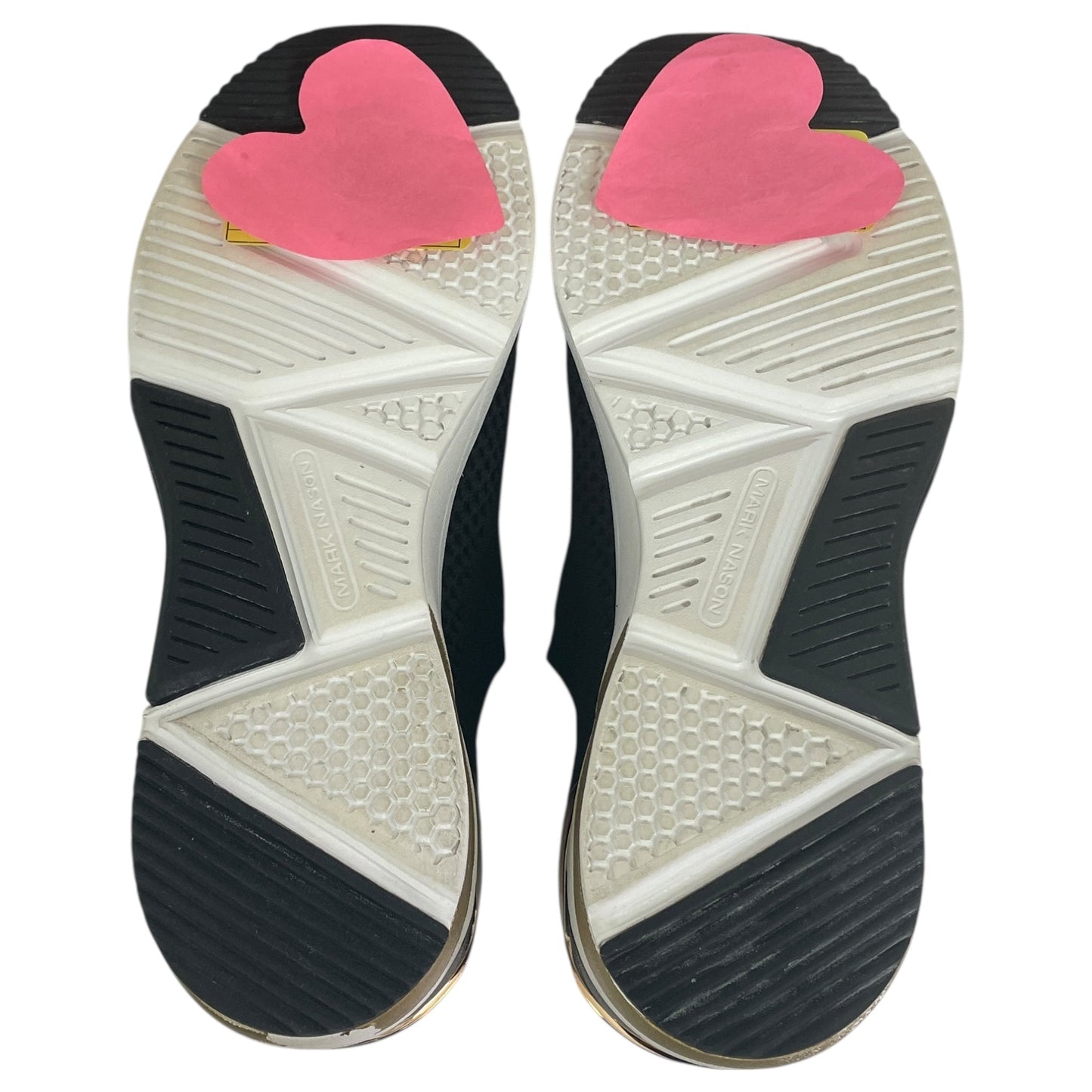 Shoes Sneakers Platform By Skechers In Black & Gold, Size:6.5