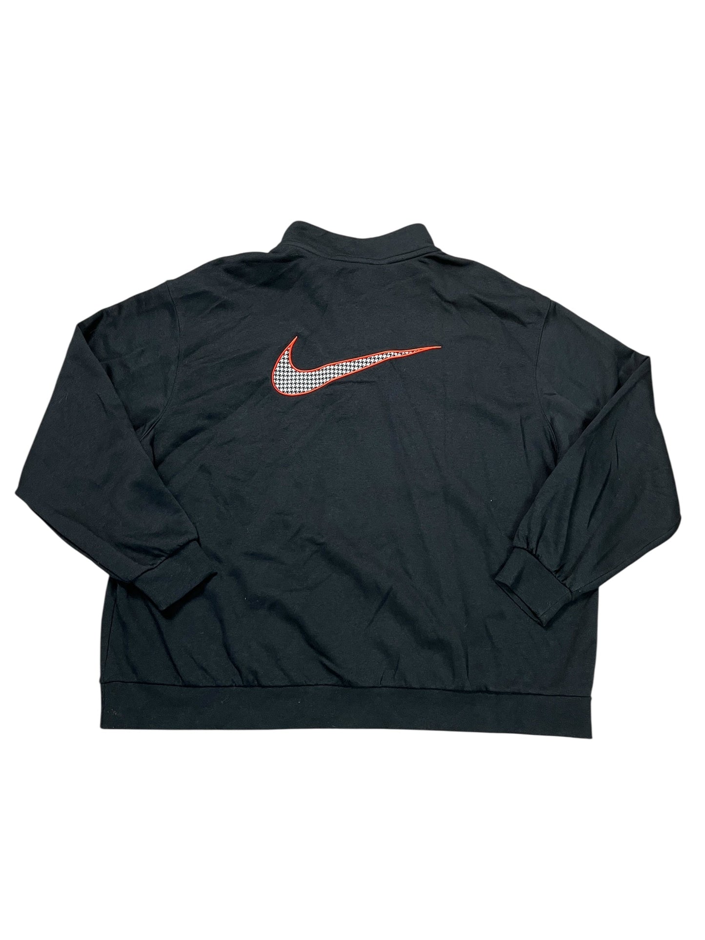 Athletic Sweatshirt Collar By Nike Apparel In Black, Size:1X