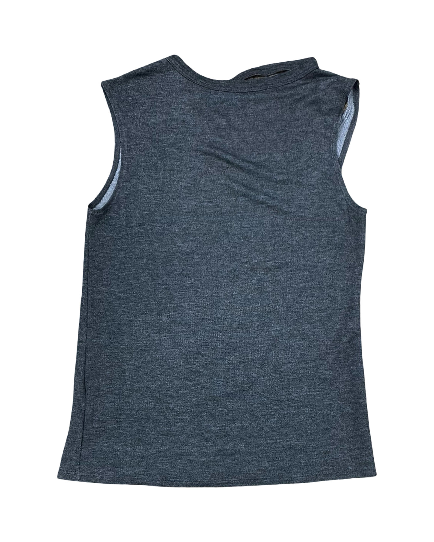 Top Sleeveless By Zutter In Grey, Size:S