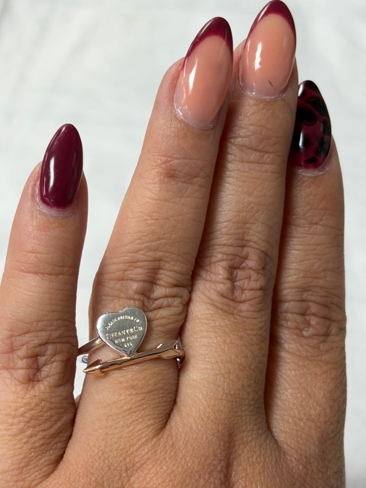 Ring Luxury Designer By Tiffany And Company In Silver